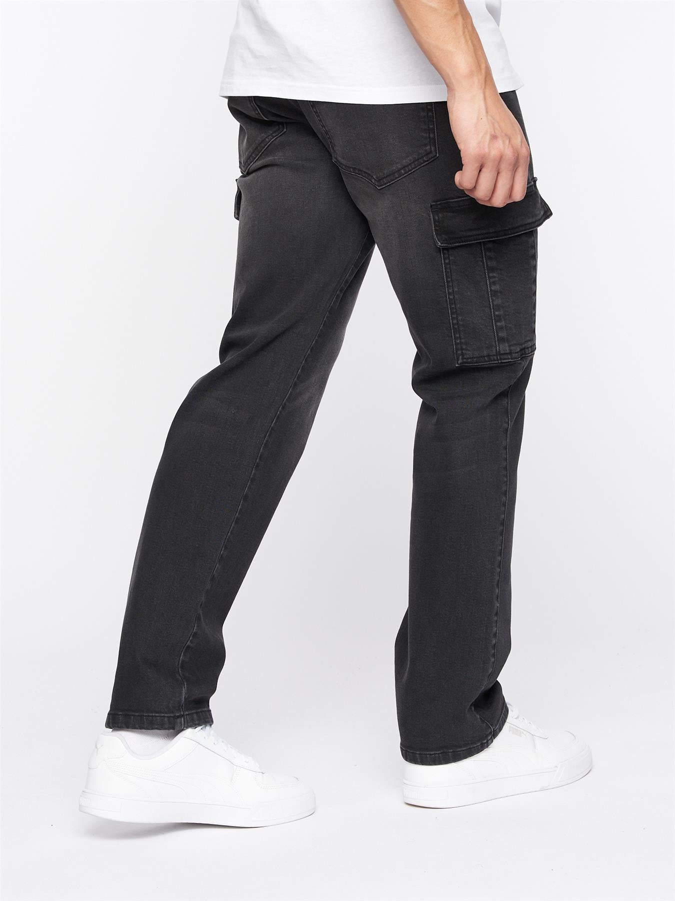Kremtap Cargo Jeans Black Wash