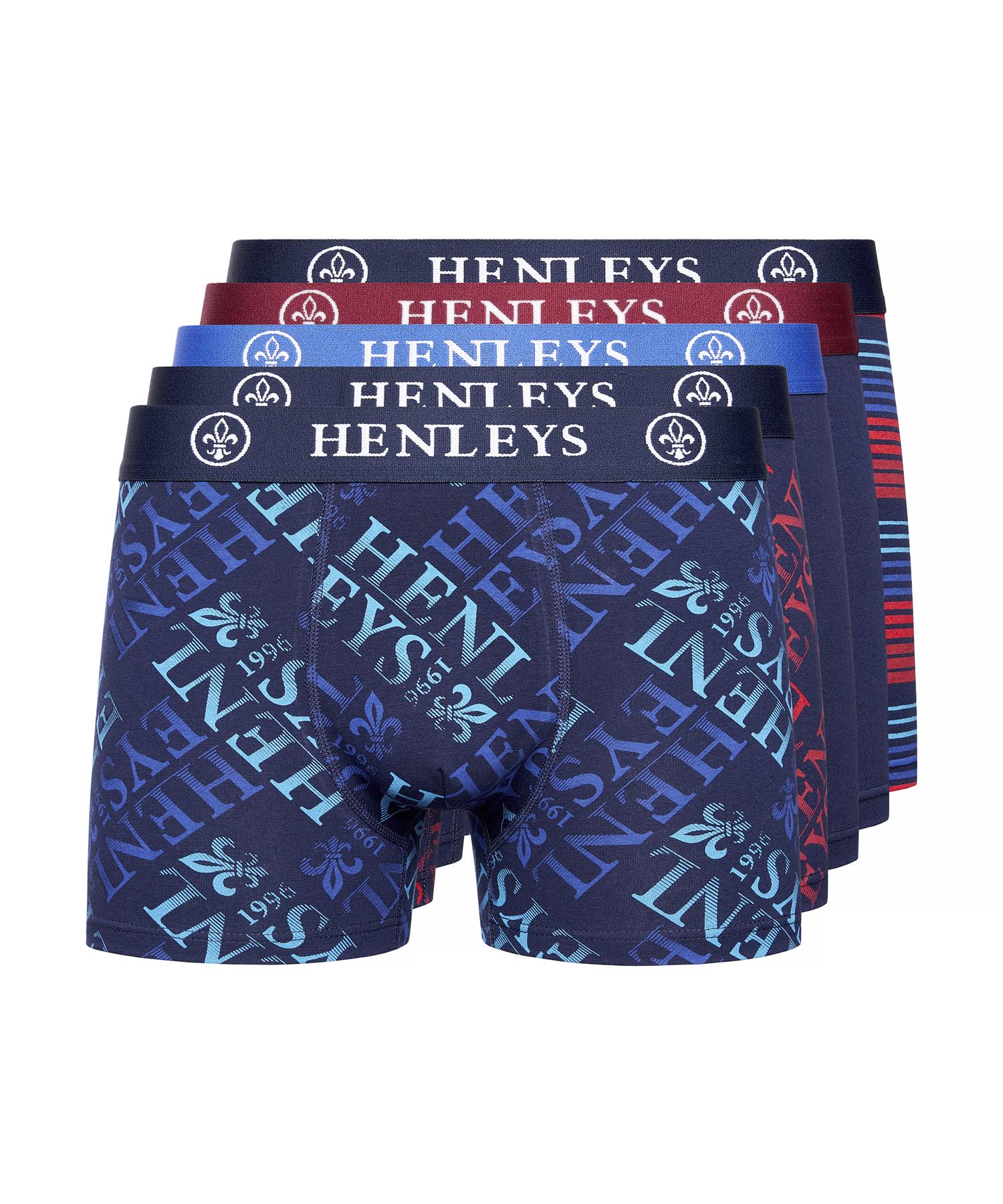 Mens Rutling Boxers 5pk Assorted