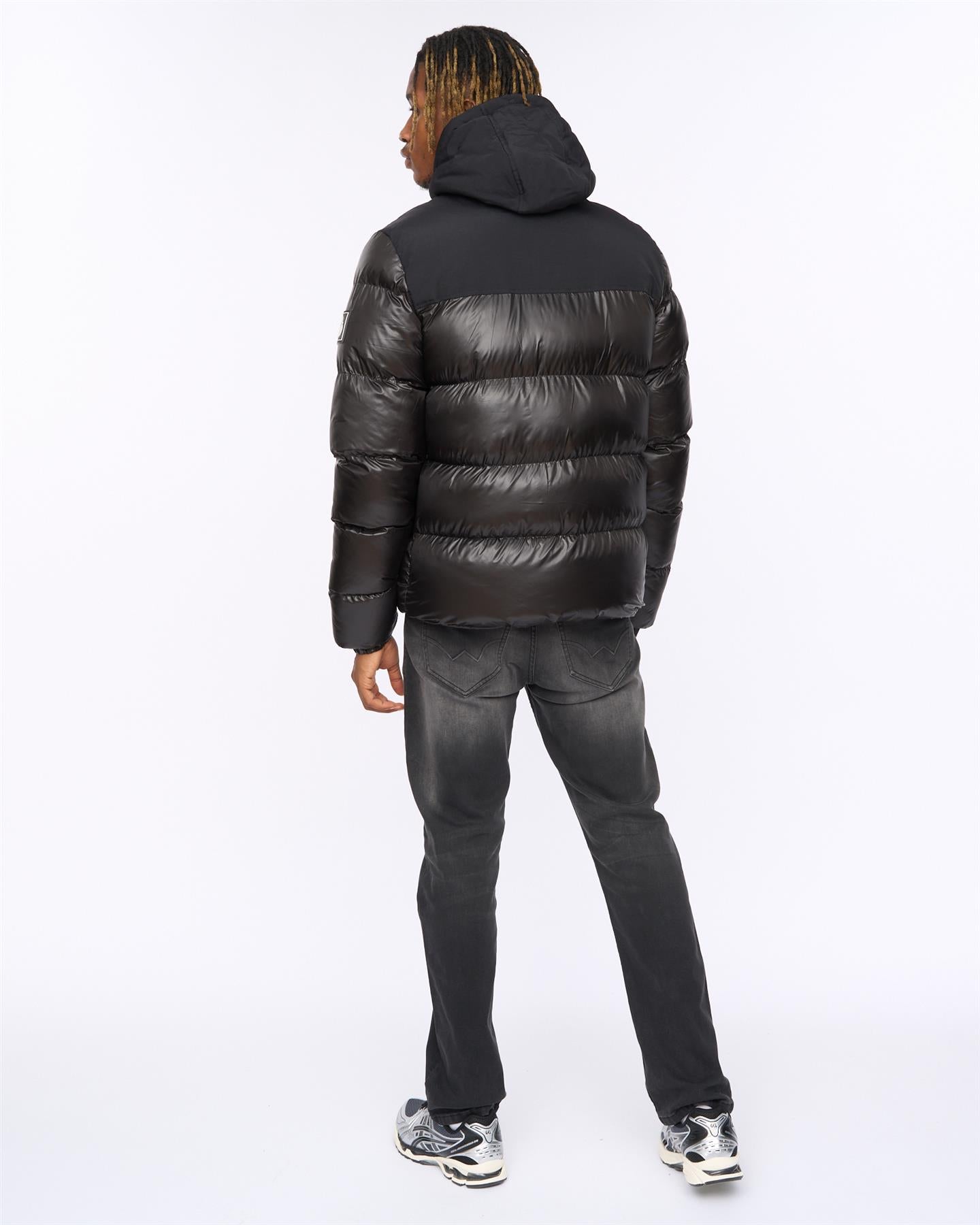 Mens Summs Puffer Jacket Black