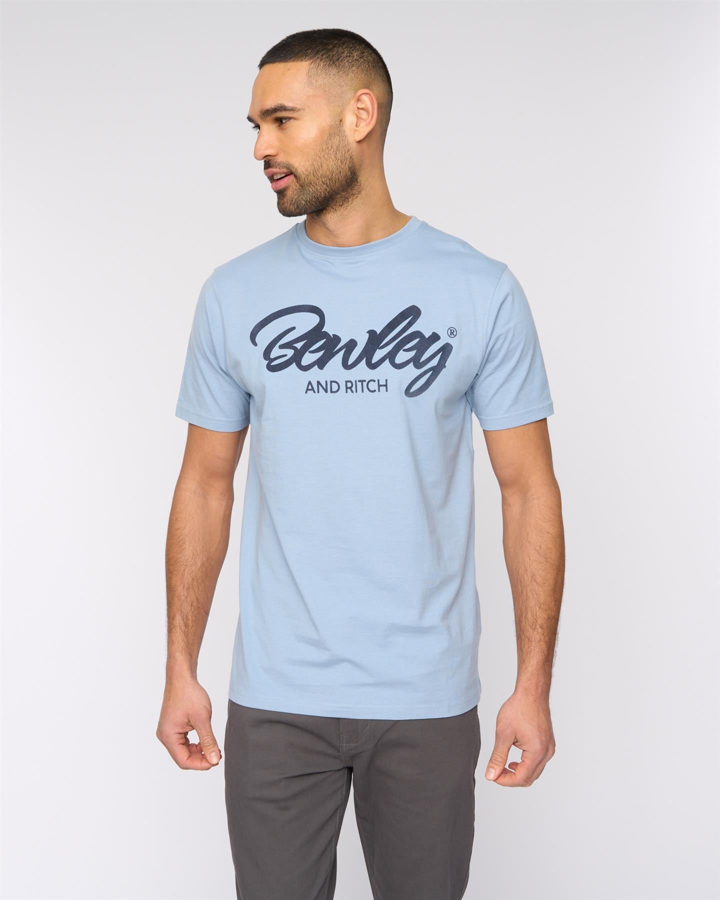 Mens  Yardley T-Shirt Blue