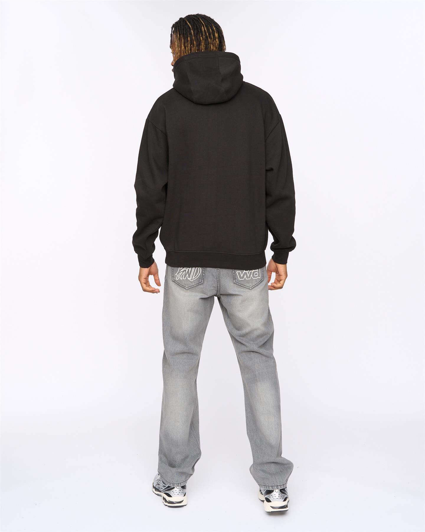 Mens Snakered Hoodie Black