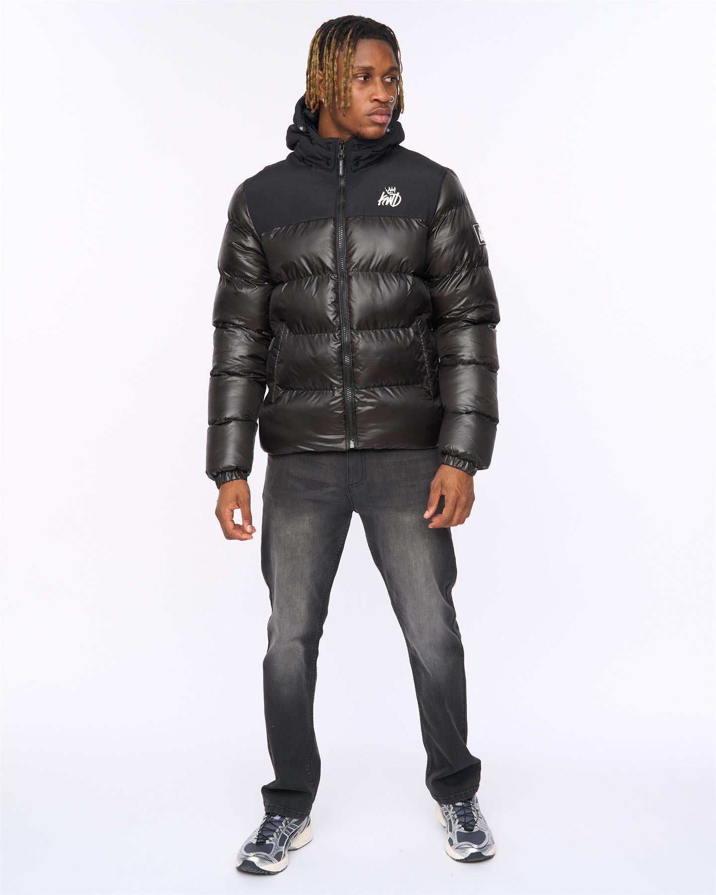 Mens Summs Puffer Jacket Black