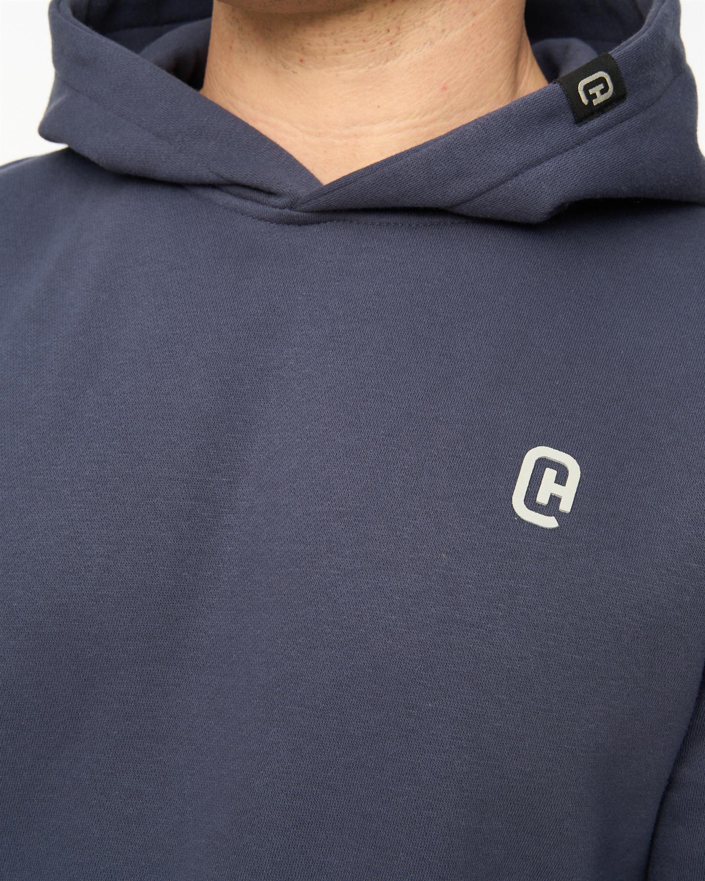 Mens Crufton Hoodie Navy