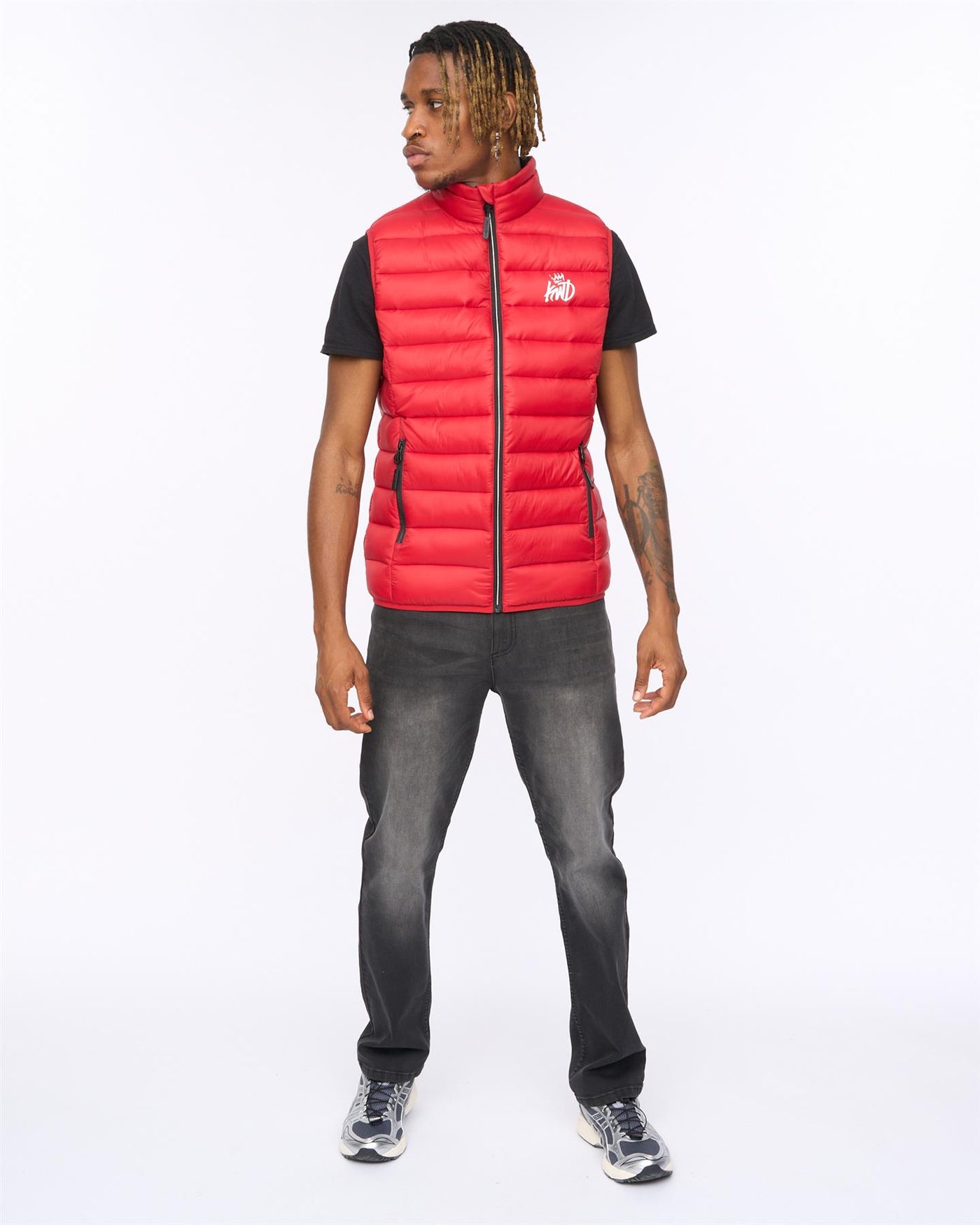 Mens Jackinson Gilet Red