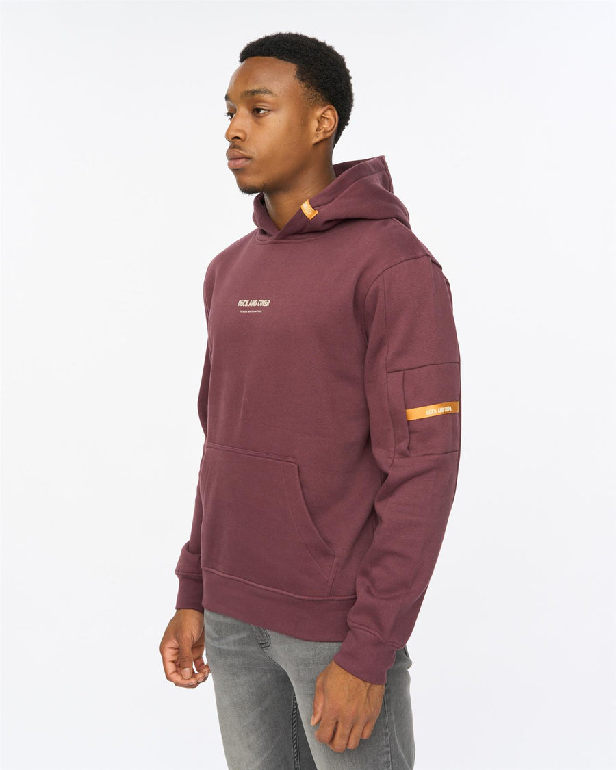 Mens Brammers V2 Hoodie Raisin