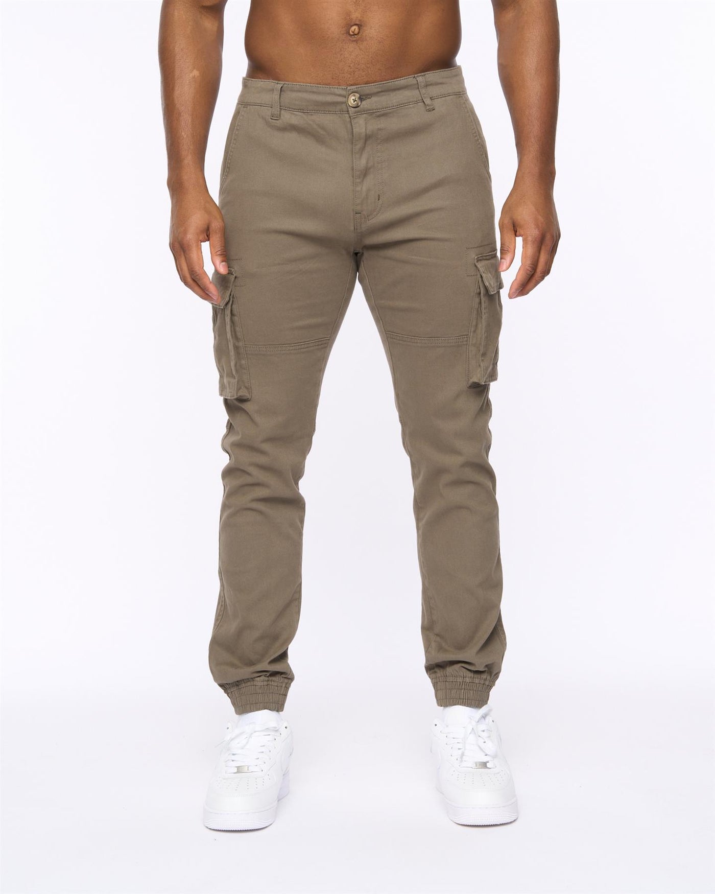 Mens Frentons Cargo Pants Khaki