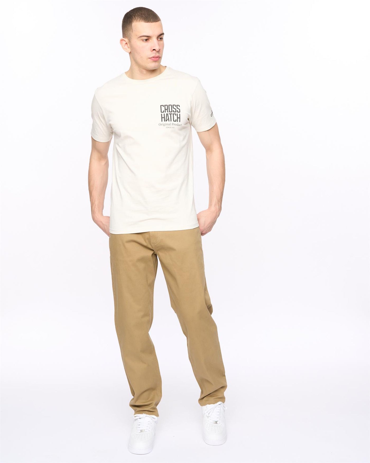 Mens Chalford Baggy Chinos Biscuit