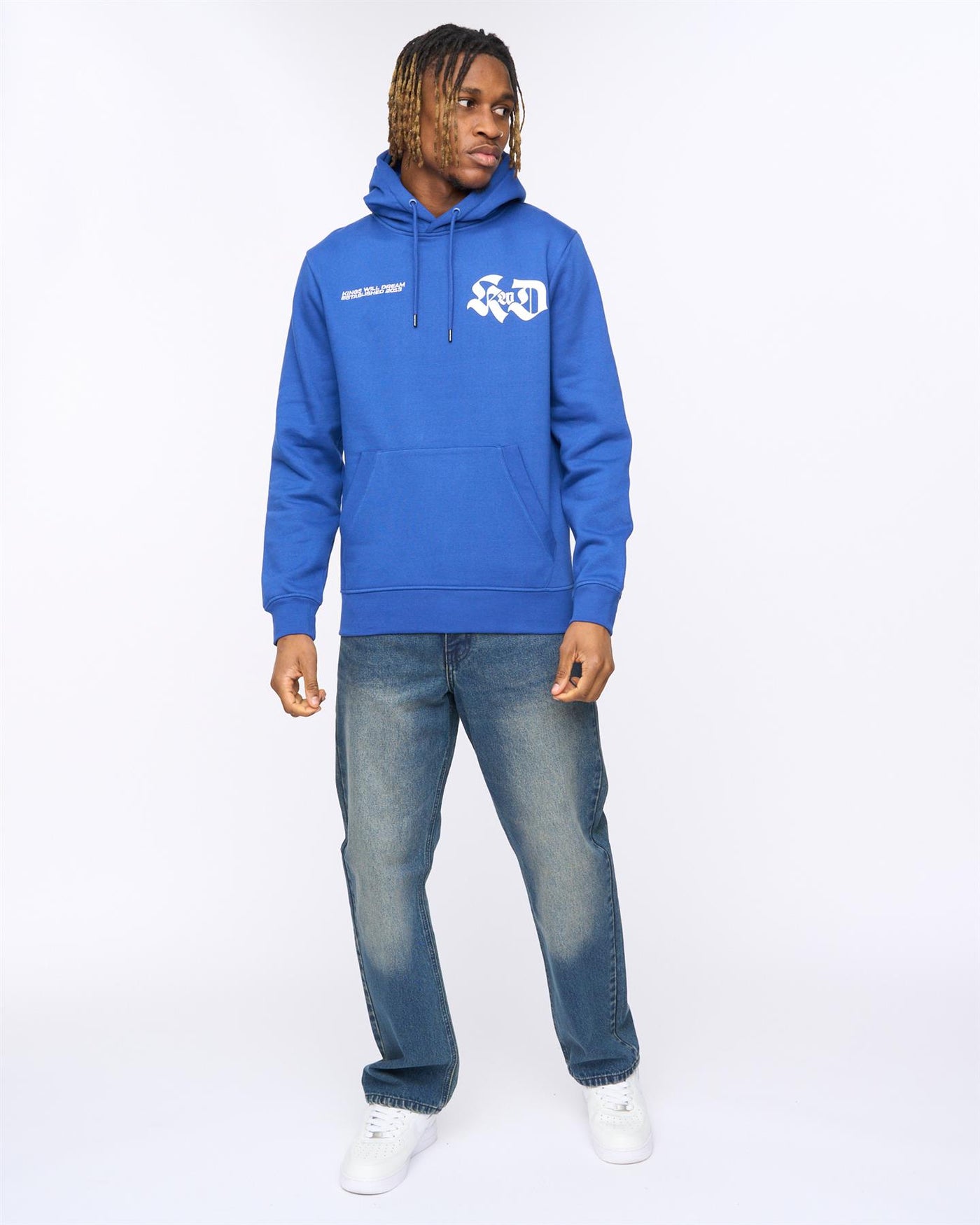 Mens Cartellio Hoodie Blue