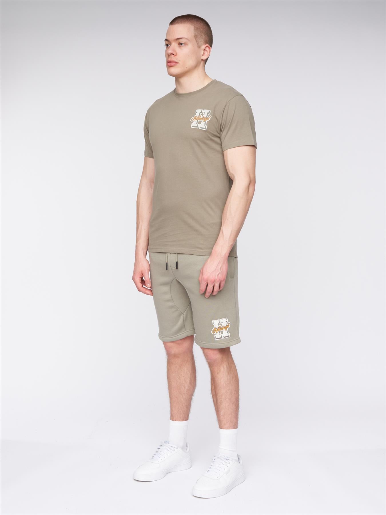 Mens Aitchen T-Shirt Dusky Olive