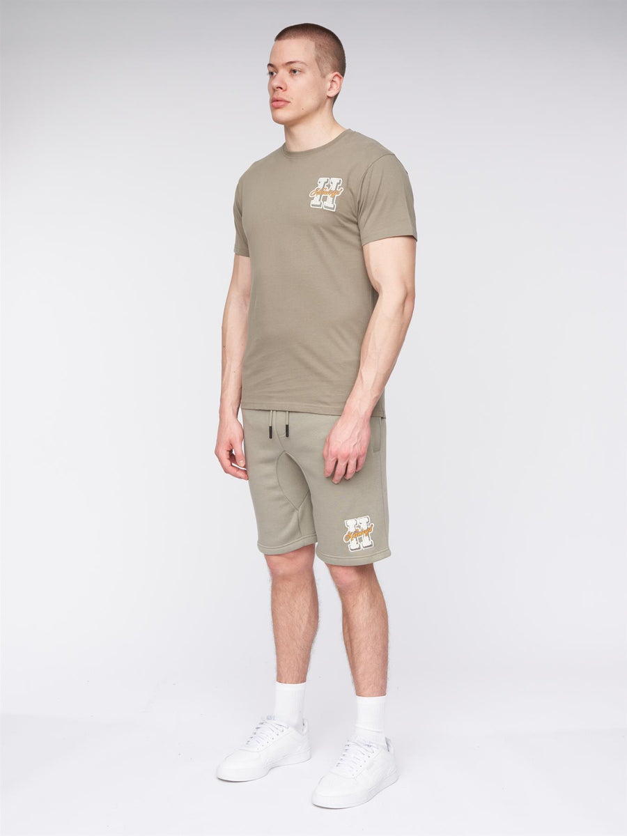 Mens Aitchen T-Shirt Dusky Olive