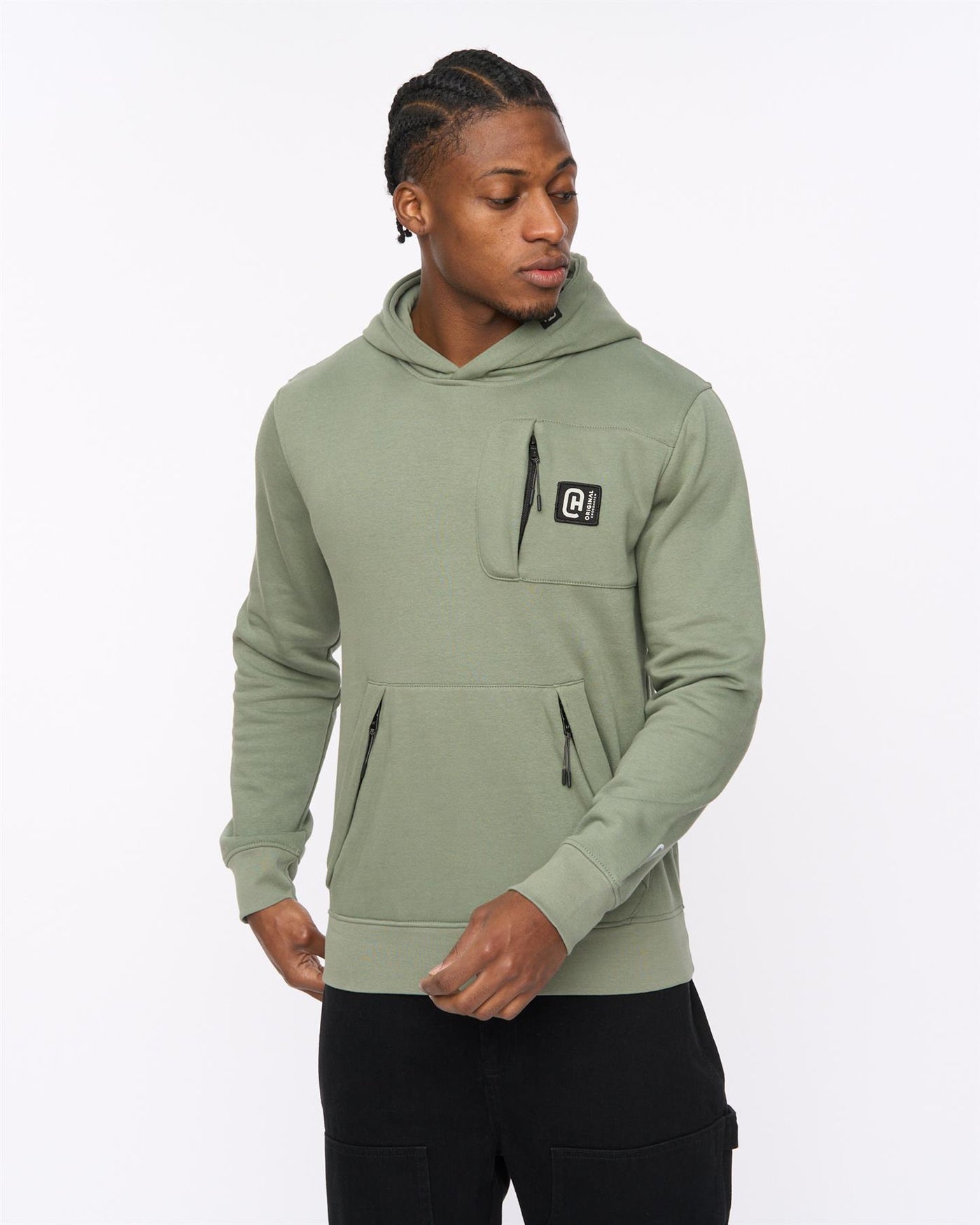 Mens Portville Hoodie Olive