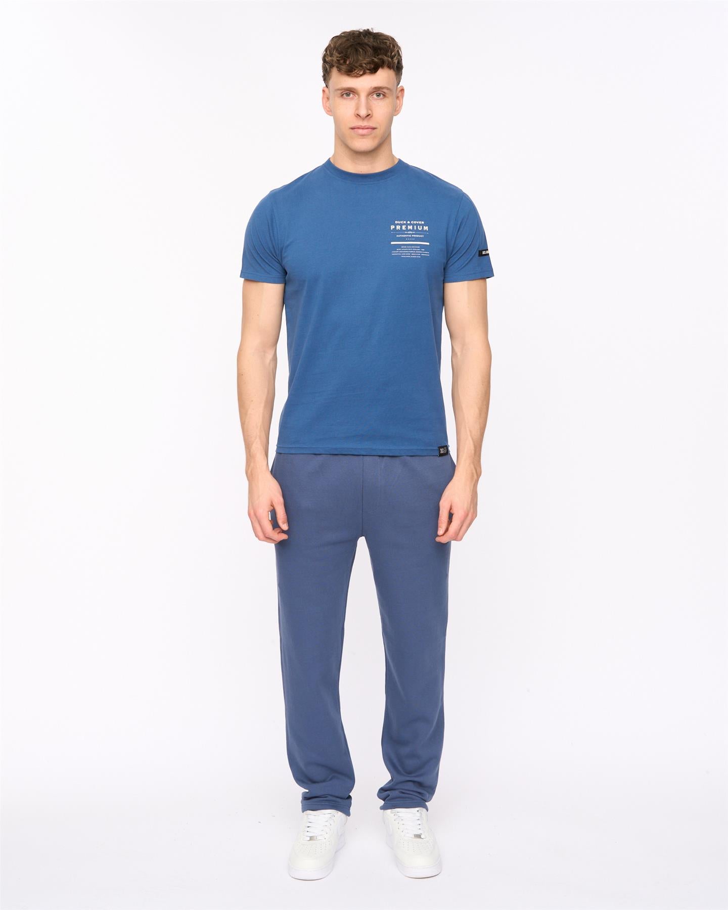 Mens Rayland T-Shirt Denim Blue