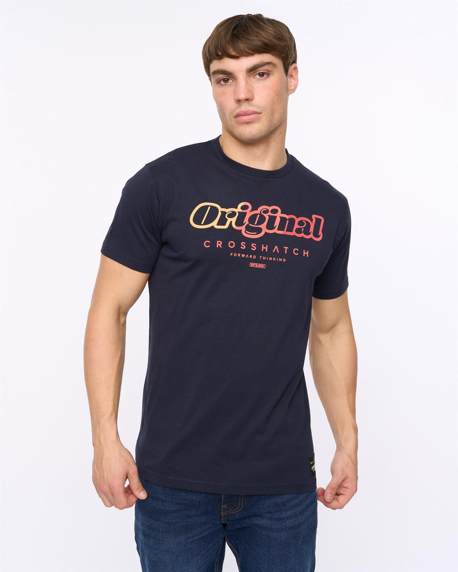 Mens Hybridge T-Shirt Navy