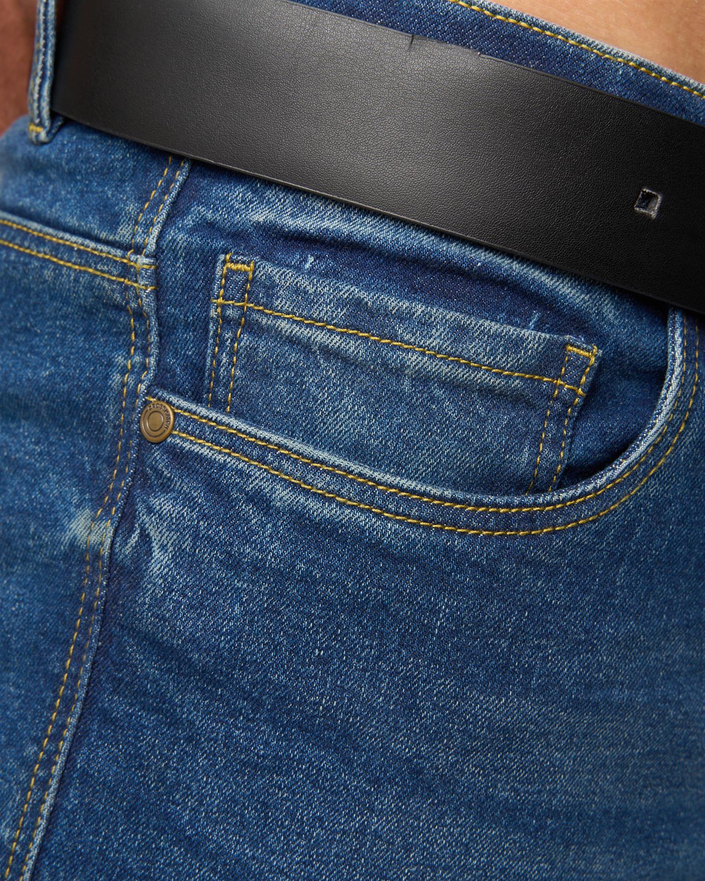 Cadman Straight Jeans Stone Wash