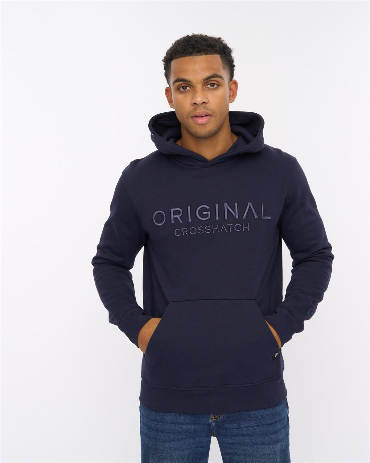 Mens Haromere Hoodie Navy