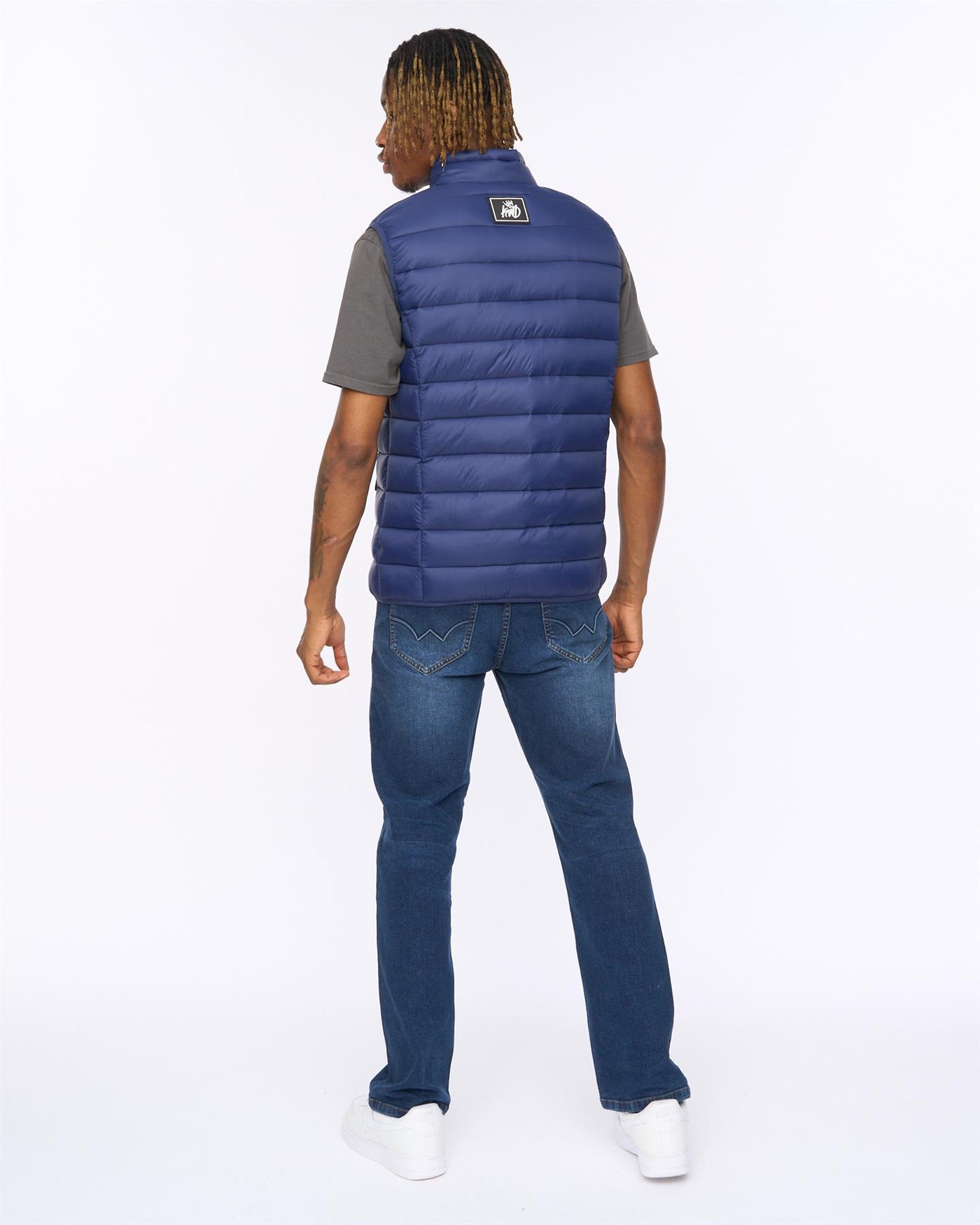 Mens Jackinson Gilet Navy