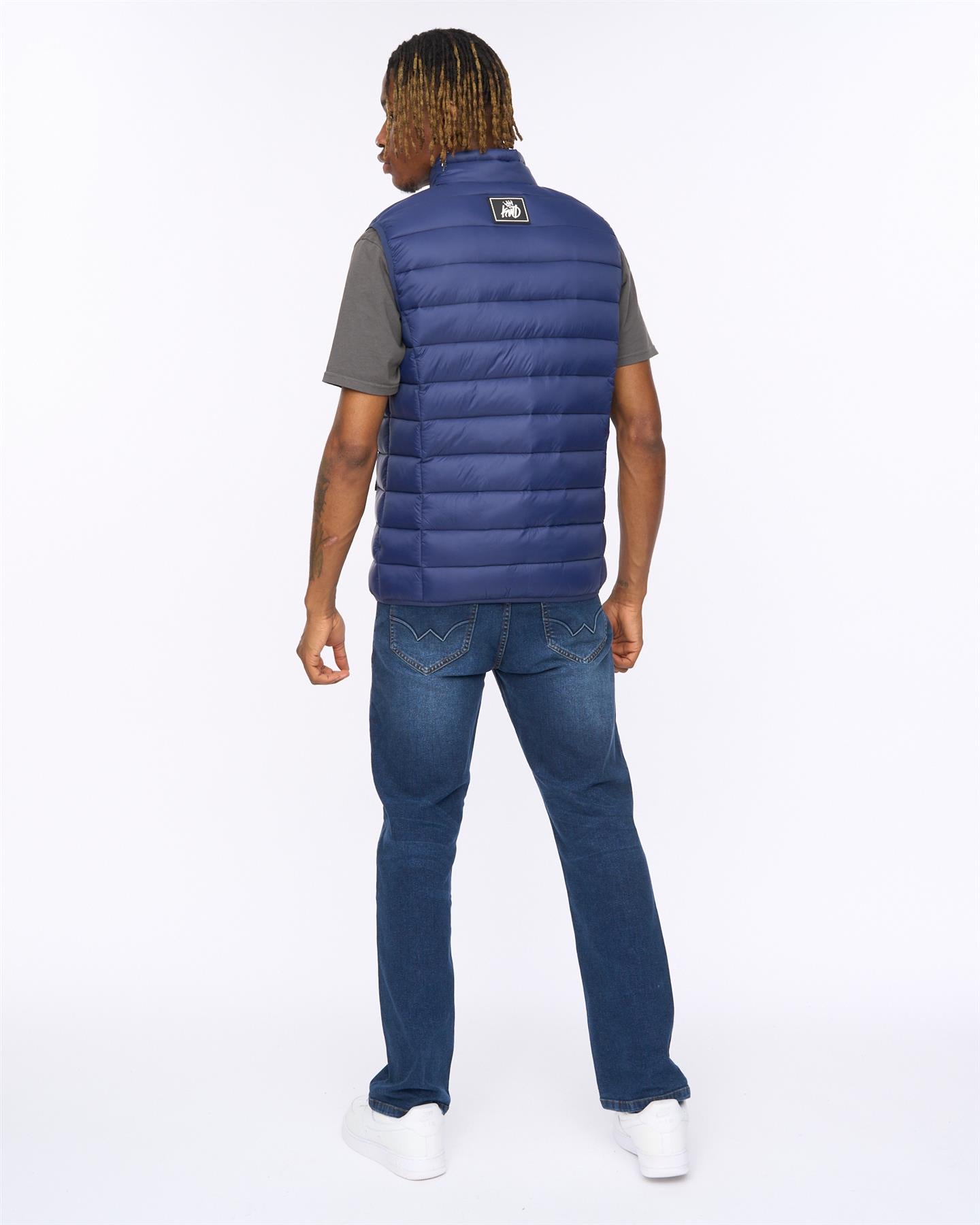 Mens Jackinson Gilet Navy