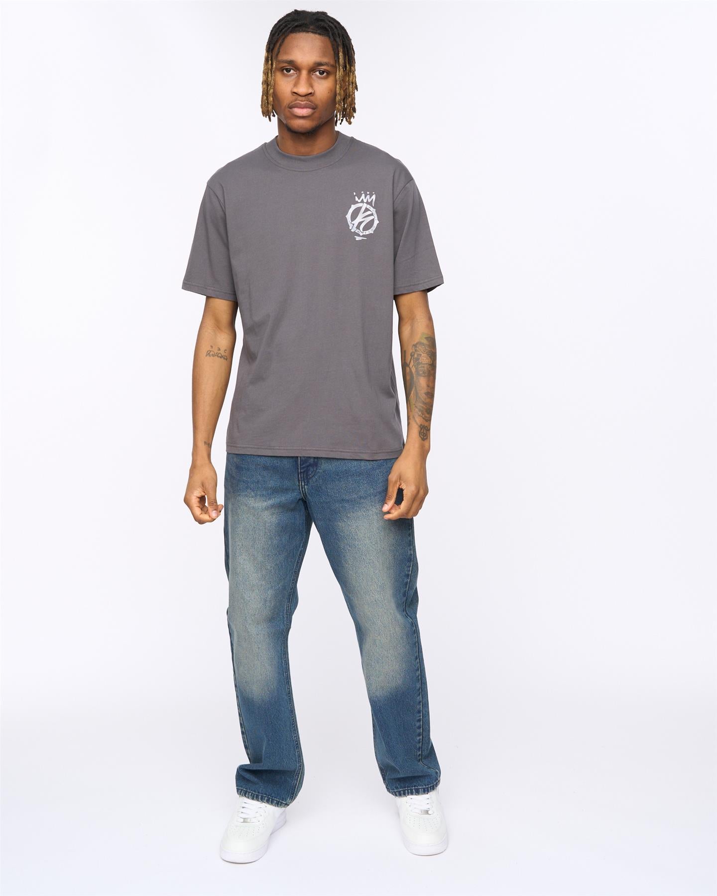 Mens Kayspray T-Shirt Asphalt