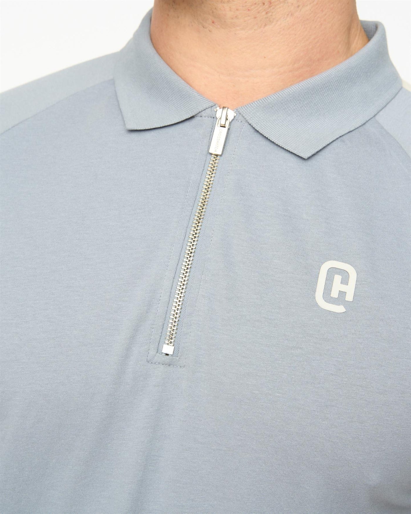 Mens Cresswill Polo Steel Blue