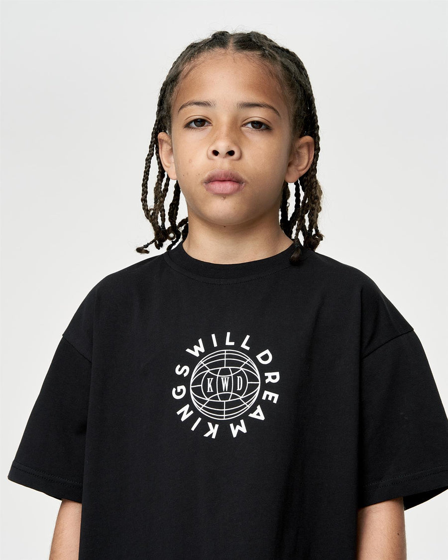 Kids Boys Studio Globalise T-Shirt Black