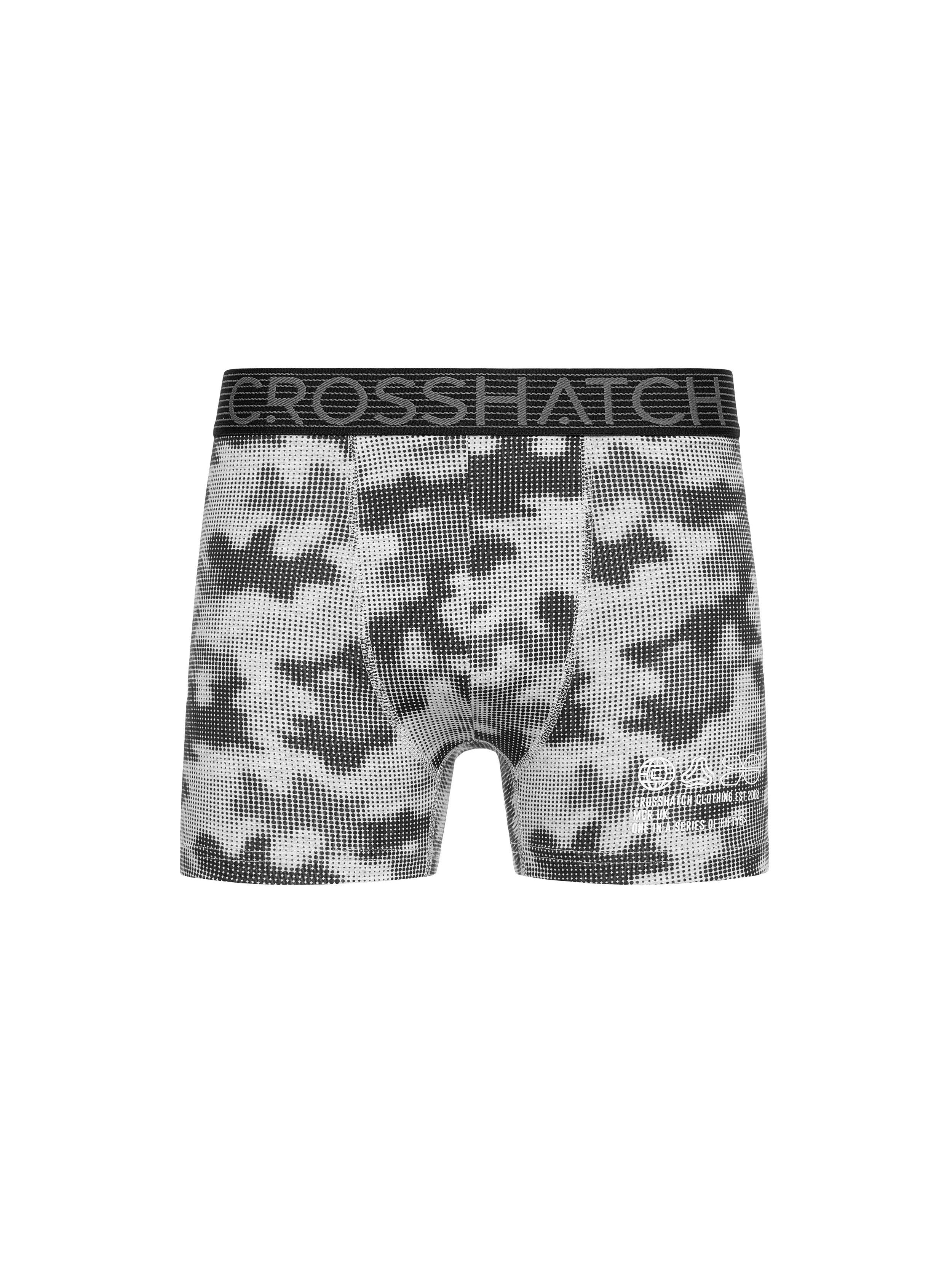 Mens Buzzard Boxers 5pk Grey Marl