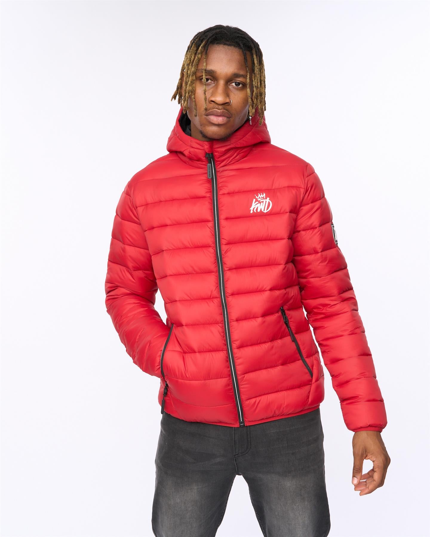 Mens Jackinson Puffer Jacket Red