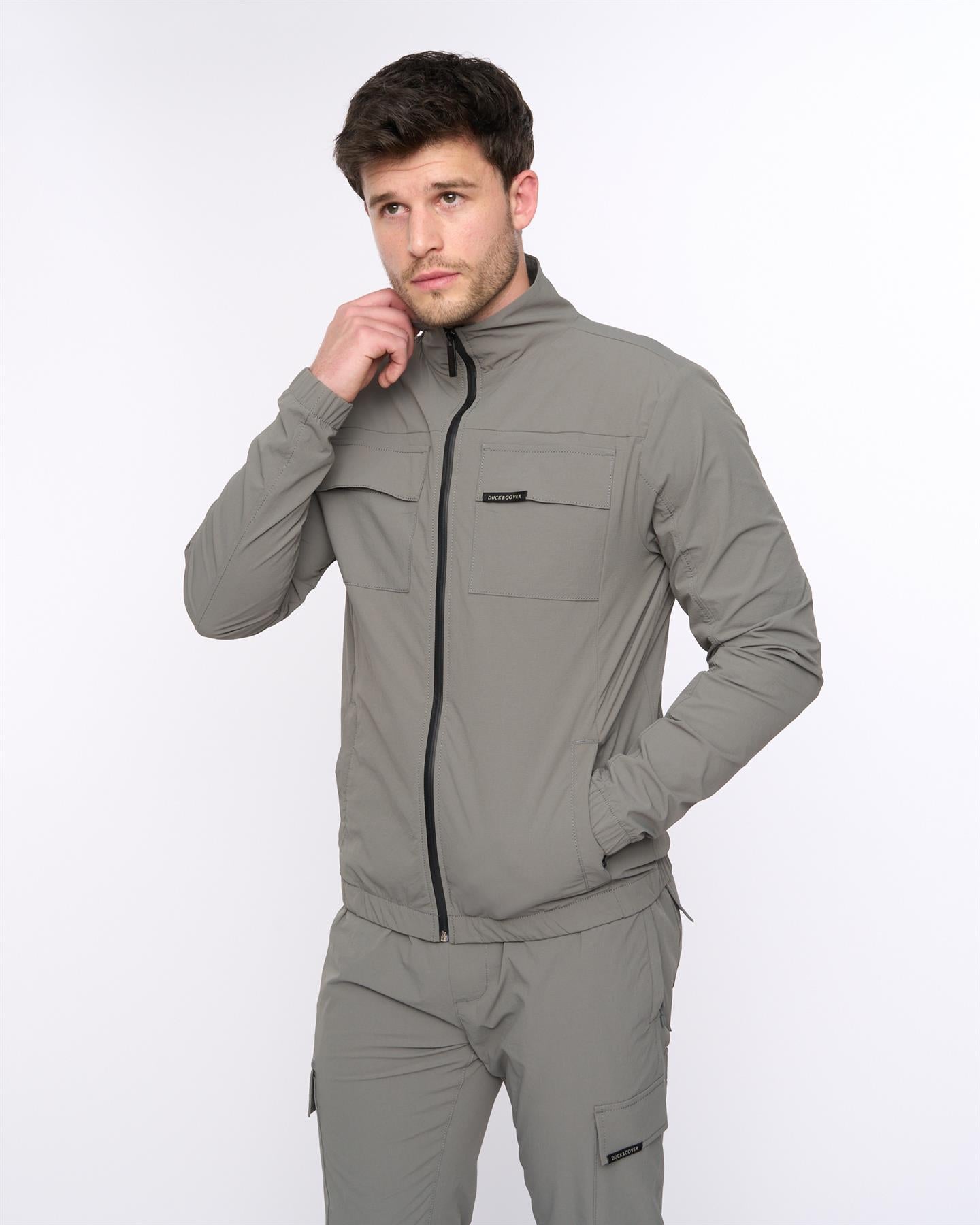 Mens Chamata Jacket Green Slate