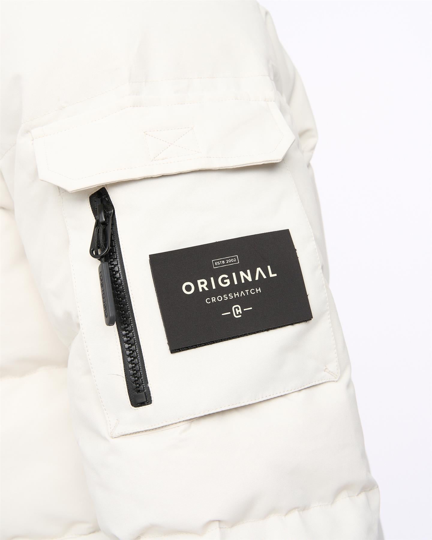 Mens Milwaka Long Jacket Putty