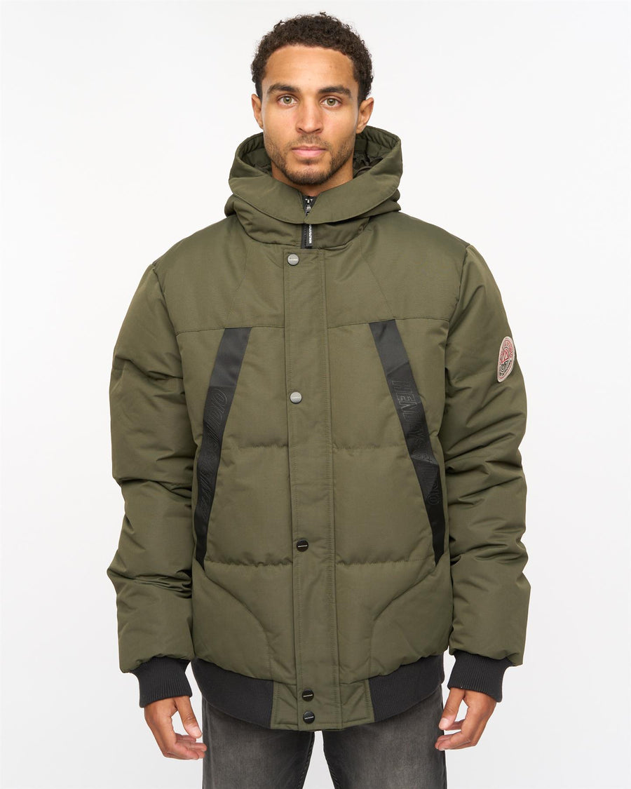 Mens Traction Bomber Jacket Khaki