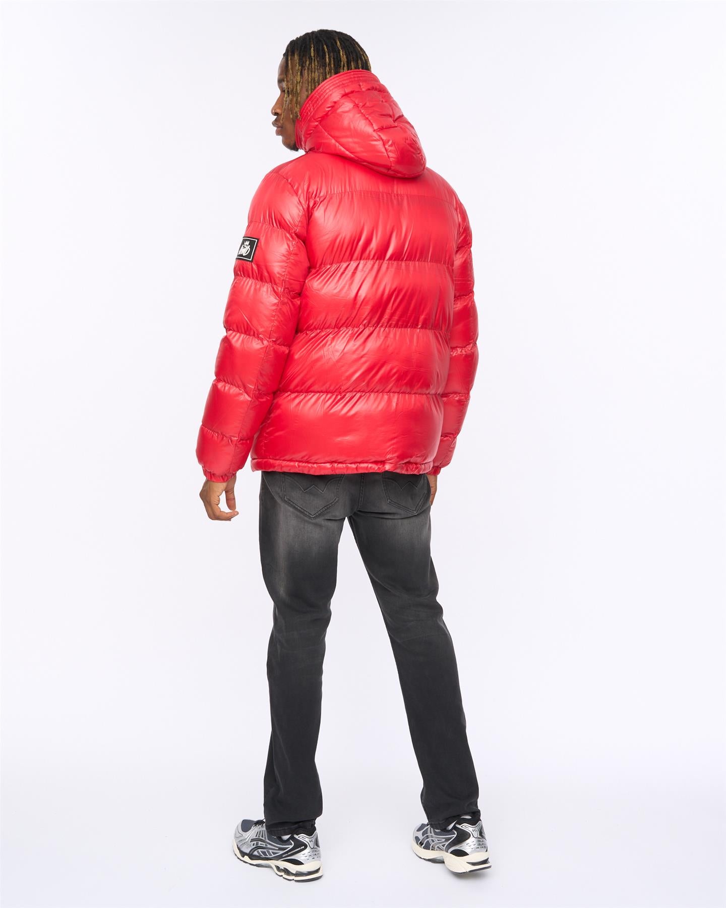 Mens Welcome Puffer Jacket Red