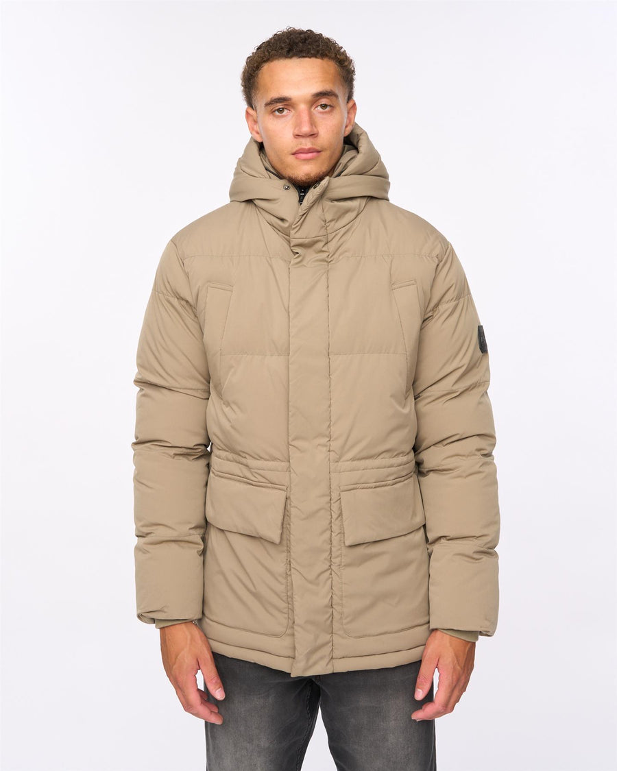 Mens Fletchley Puffer Jacket Beige