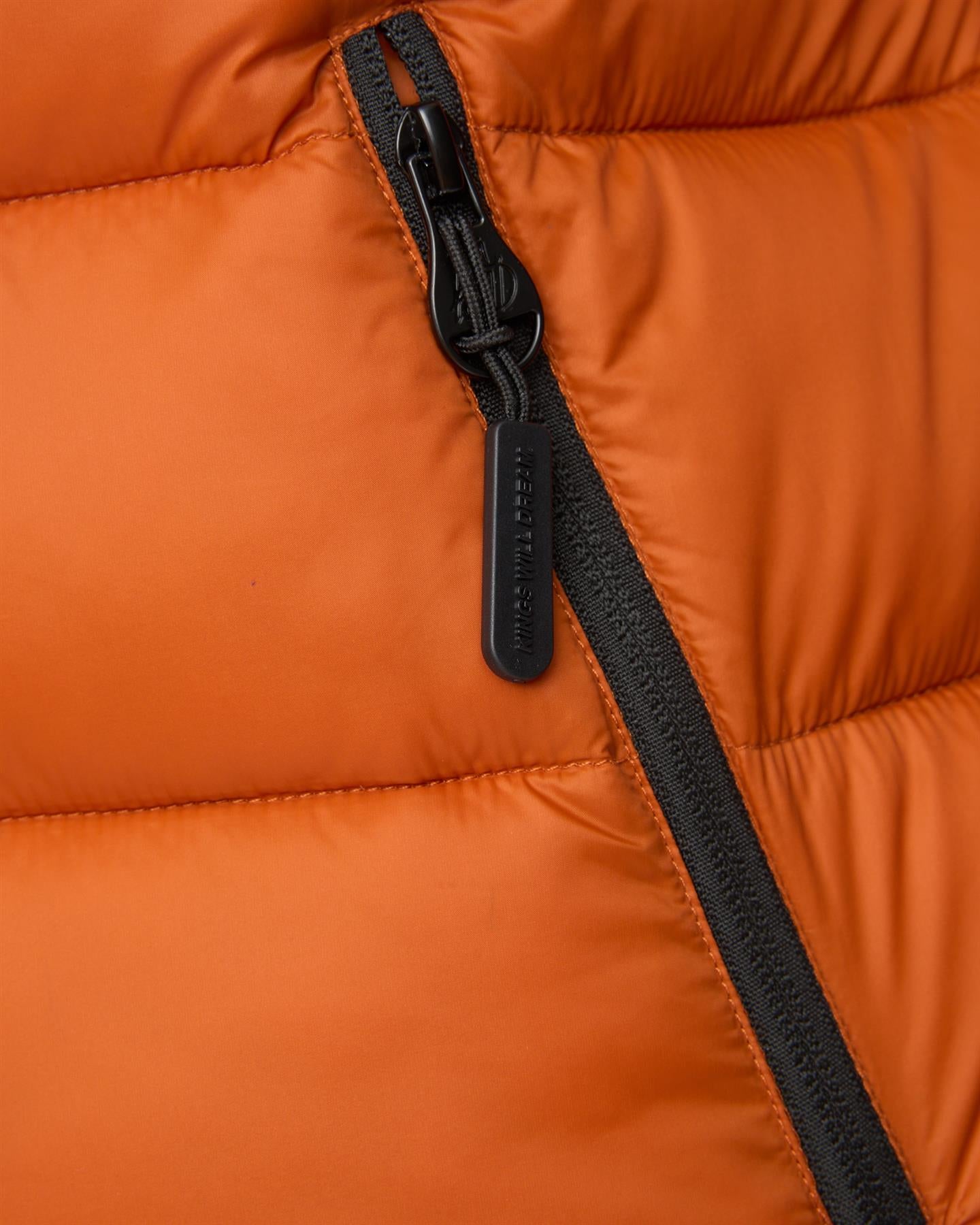 Mens Barcana Puffer Jacket Orange
