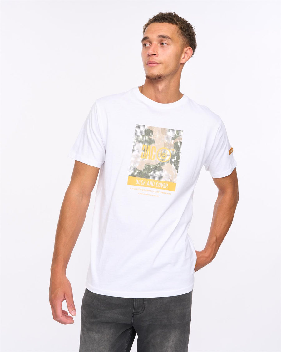 Mens Camostack T-Shirt White
