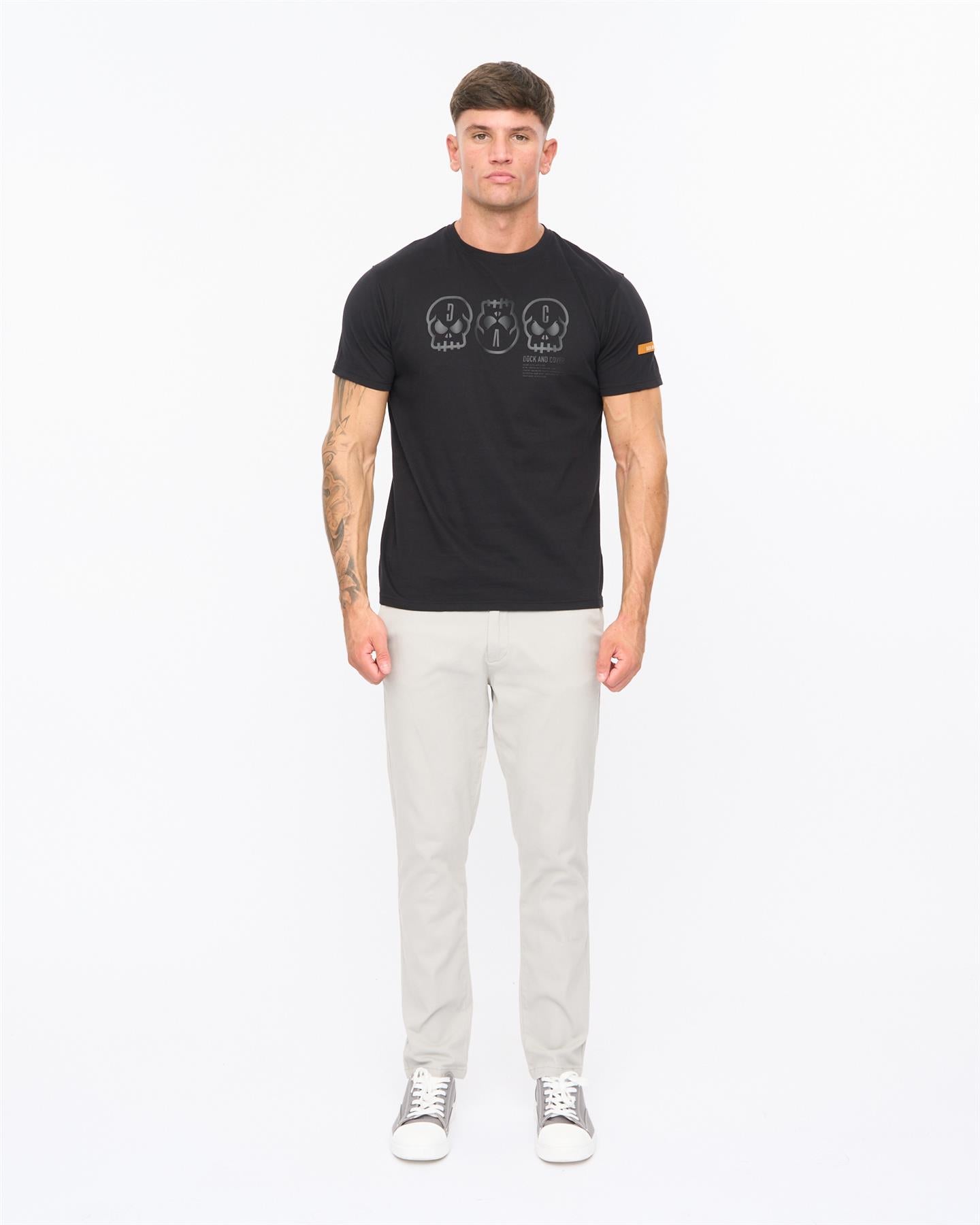 Mens Deltamans T-Shirt Black