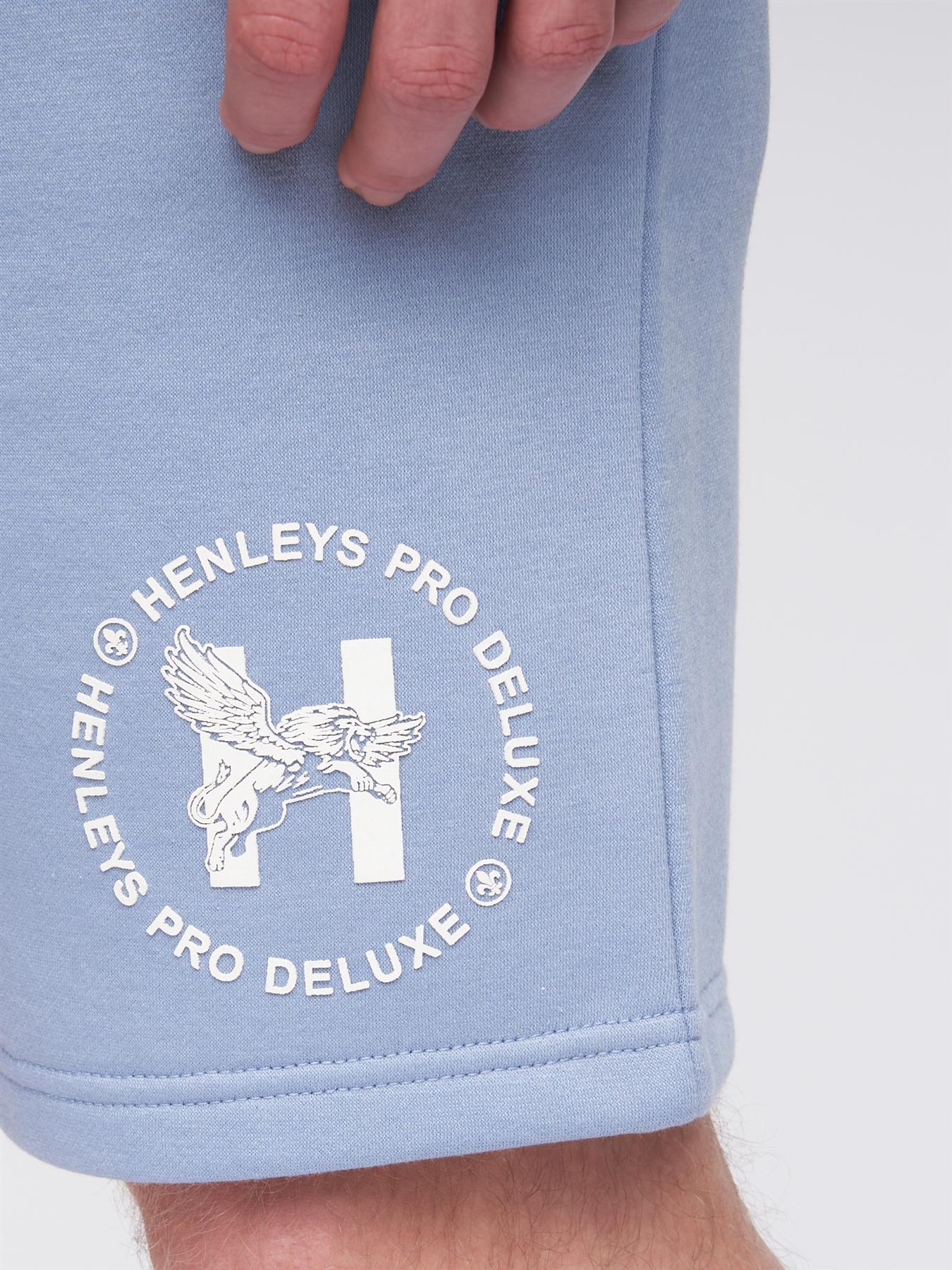 Mens Metafone Jog Shorts Steel Blue