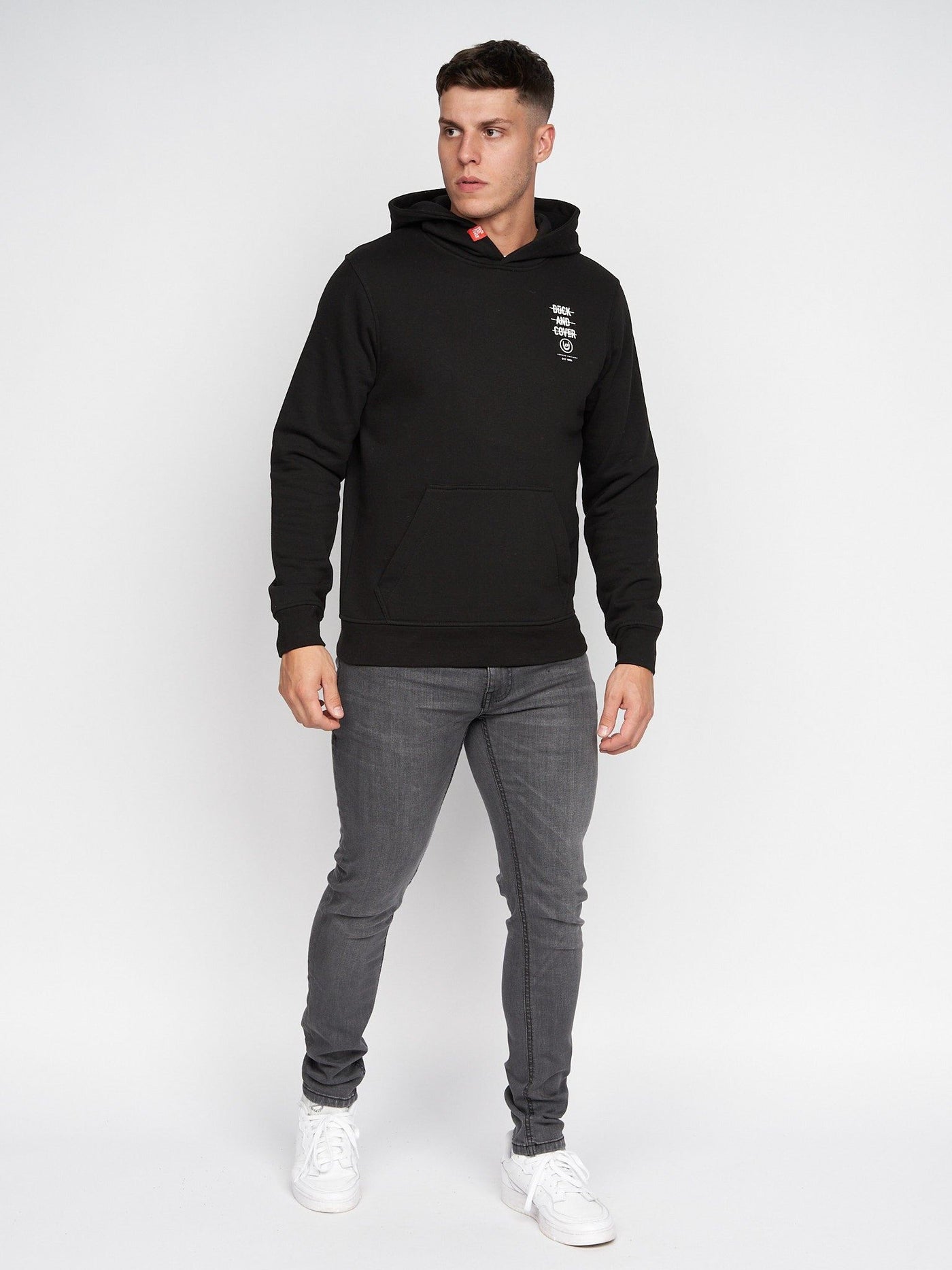 Mens Lenta Hoodie Black