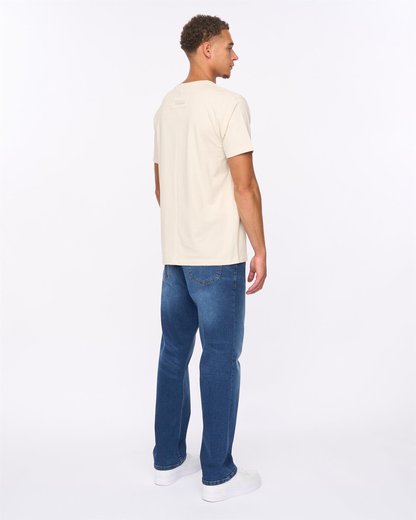 Mens Deltamans T-Shirt Light Stone