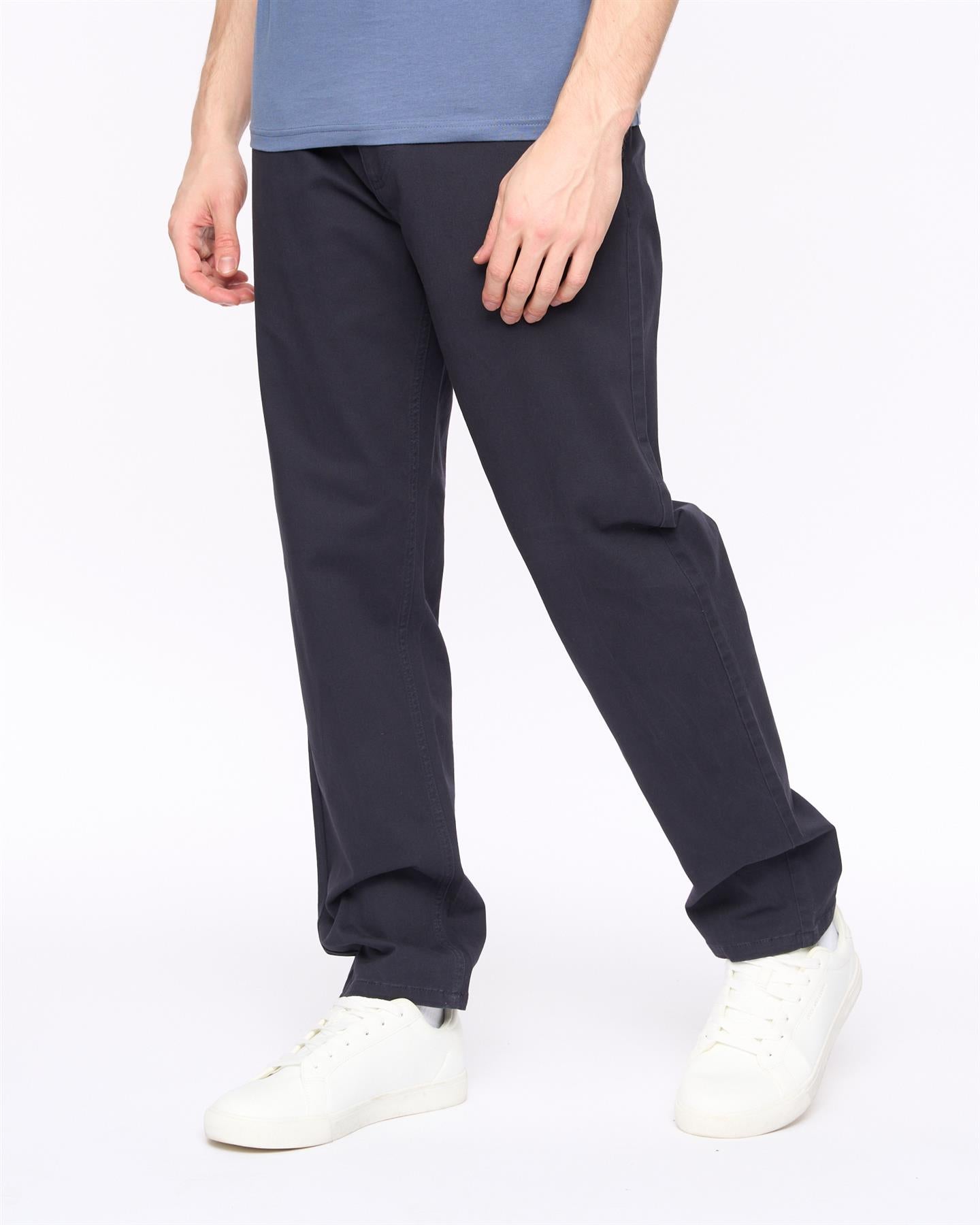 Mens Chalford Baggy Chinos Navy