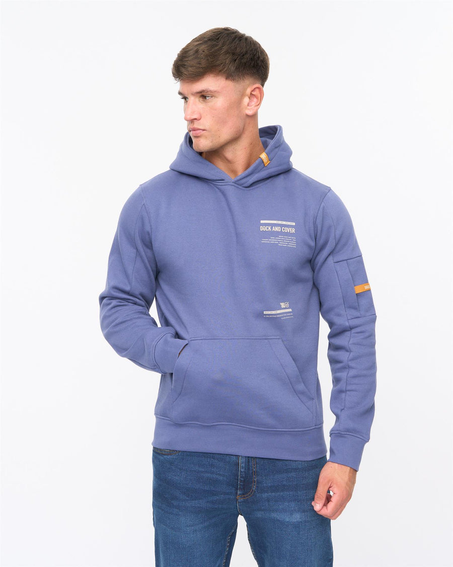 Mens Ambridge Hoodie Denim Blue