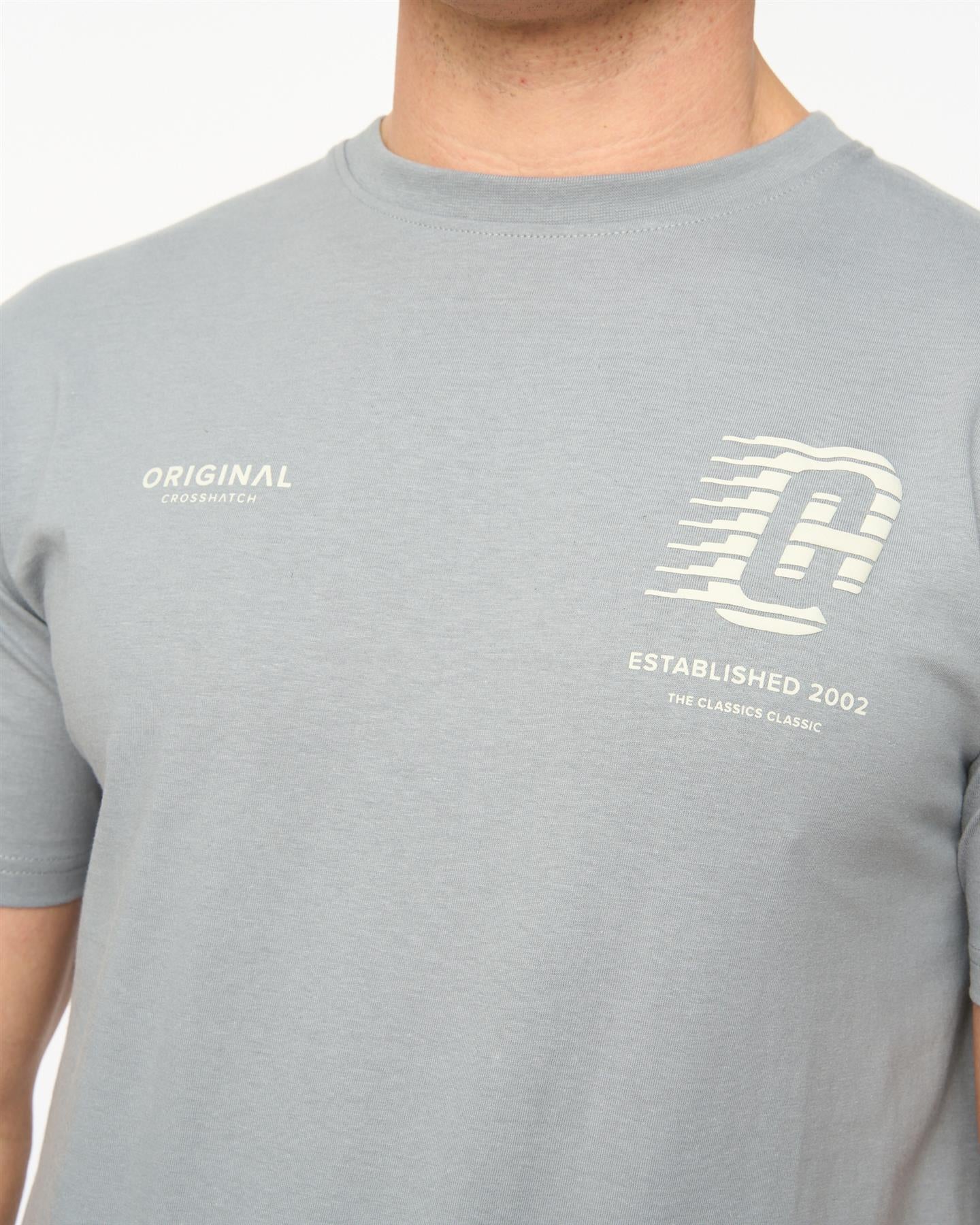 Mens Morville T-Shirt Steel Blue