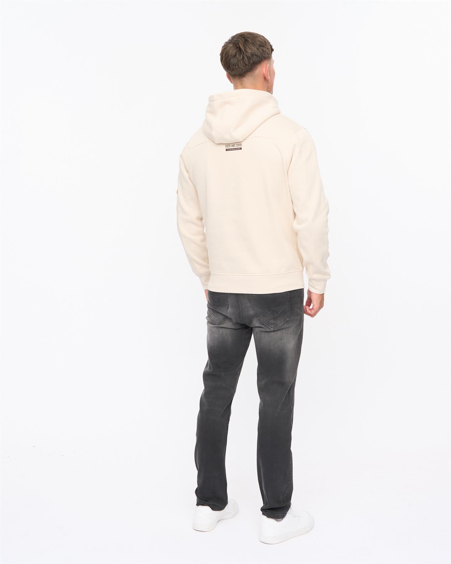 Mens Brammers V2 Hoodie Off White