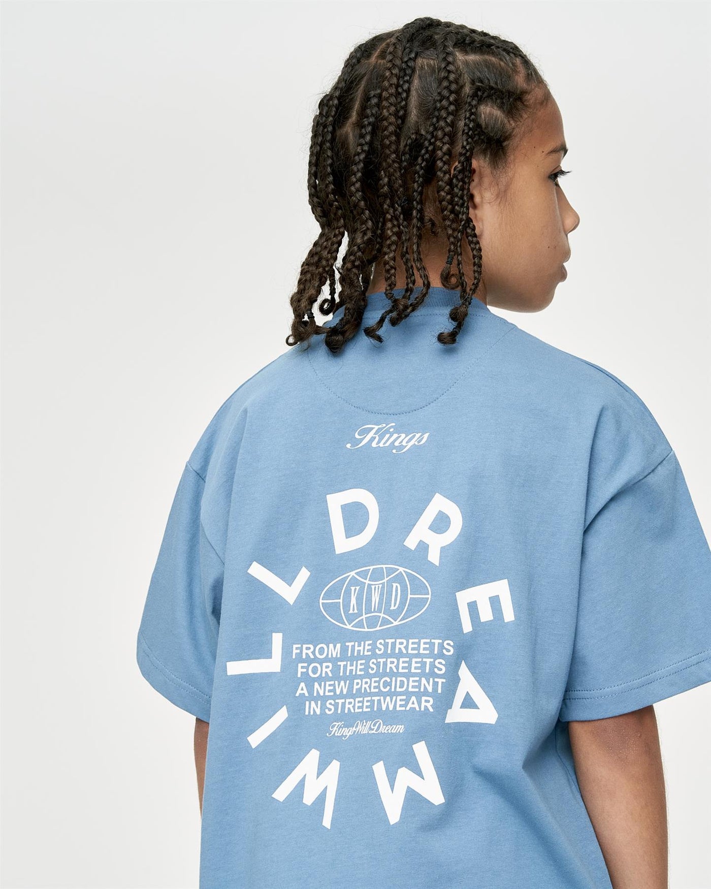 Kids Boys Studio Globalise T-Shirt Blue