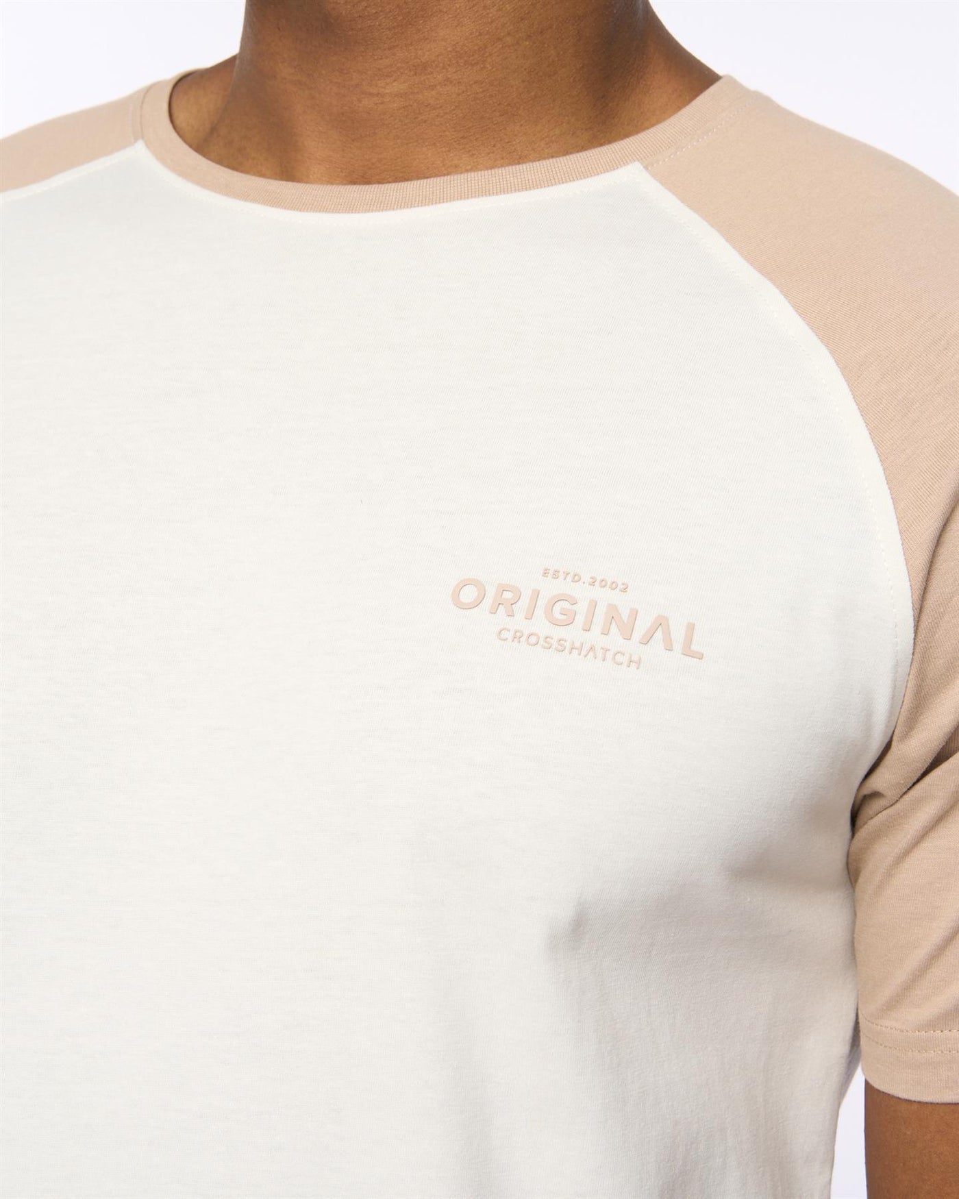 Mens Meza T-Shirt Off White/Stone