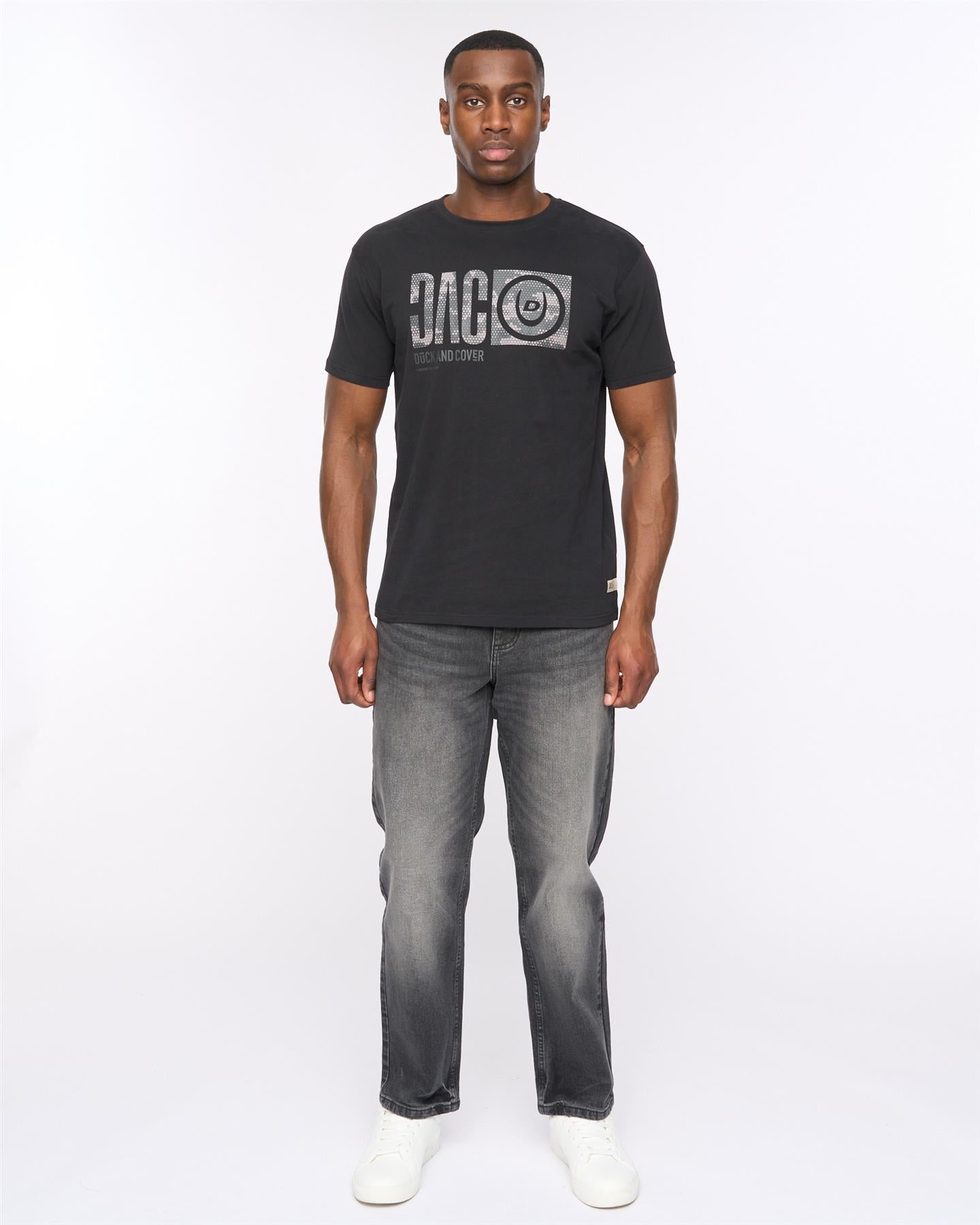 Mens Hexocamo T-Shirt Black