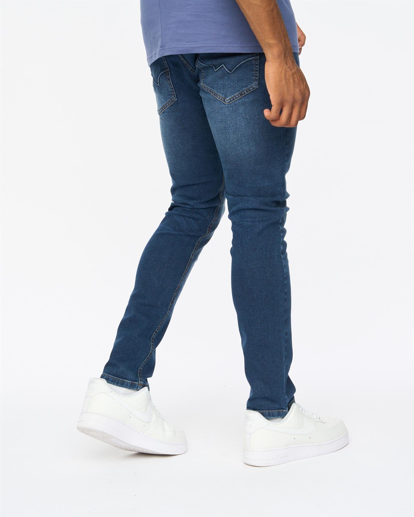 Mens Overburg Slimmer Fit Jeans Dark Wash