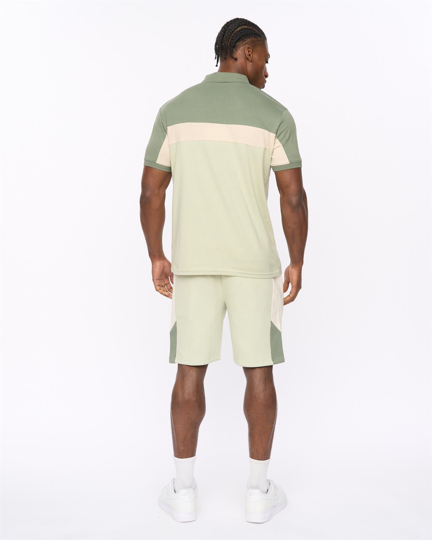 Mens Castlebay Polo Light Olive