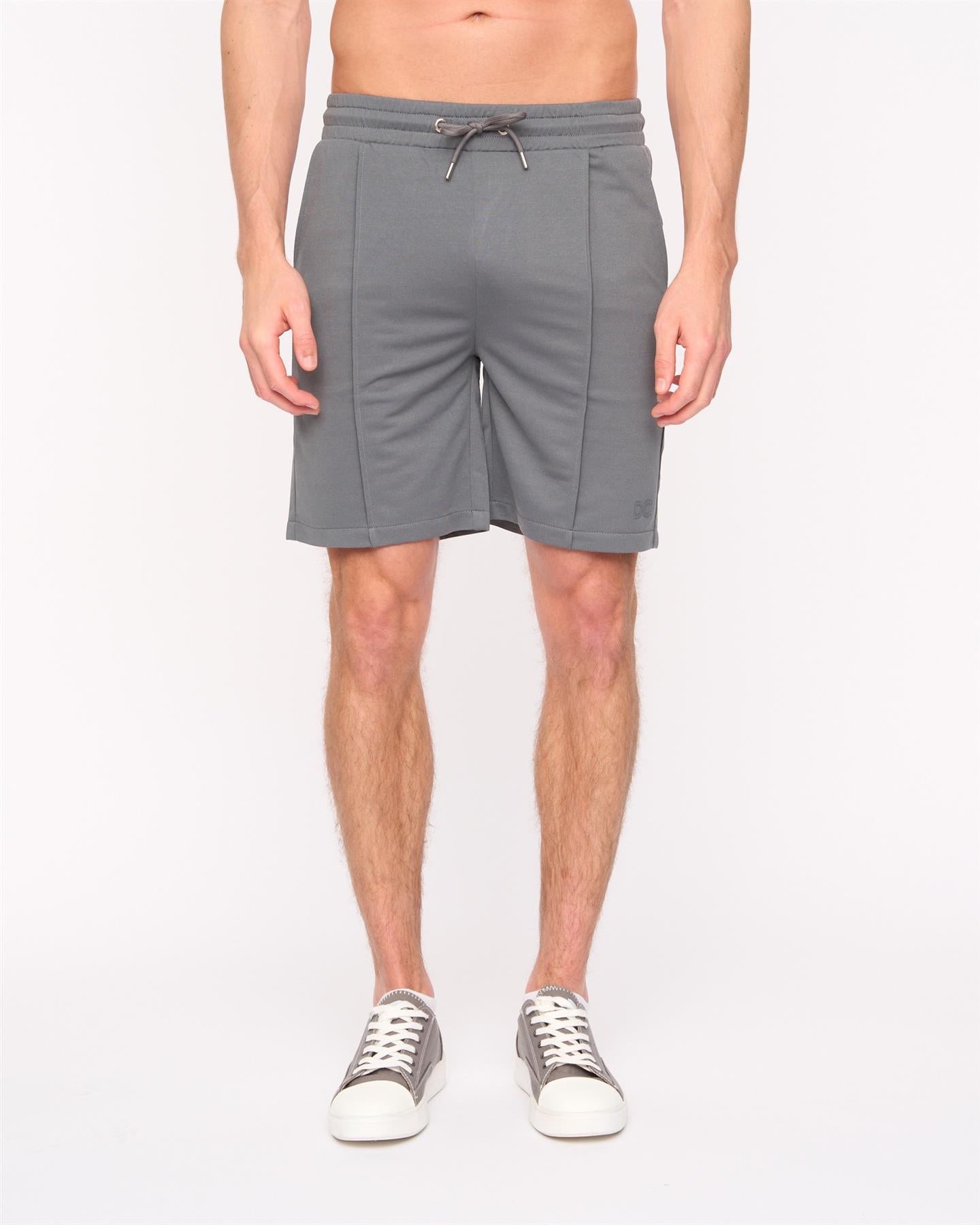 Mens Medford Polo & Shorts Set Grey