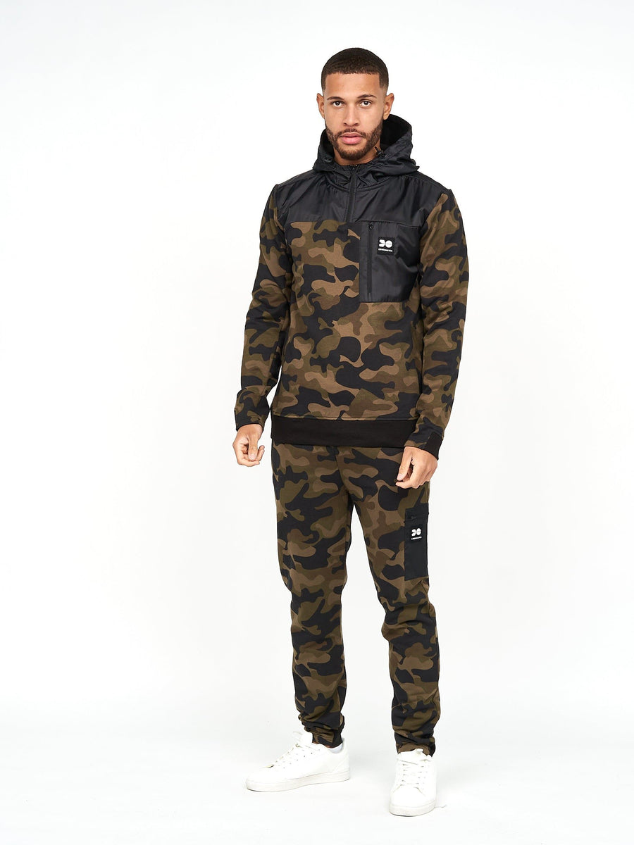 Mens Velmax Hoodie Forest Camo