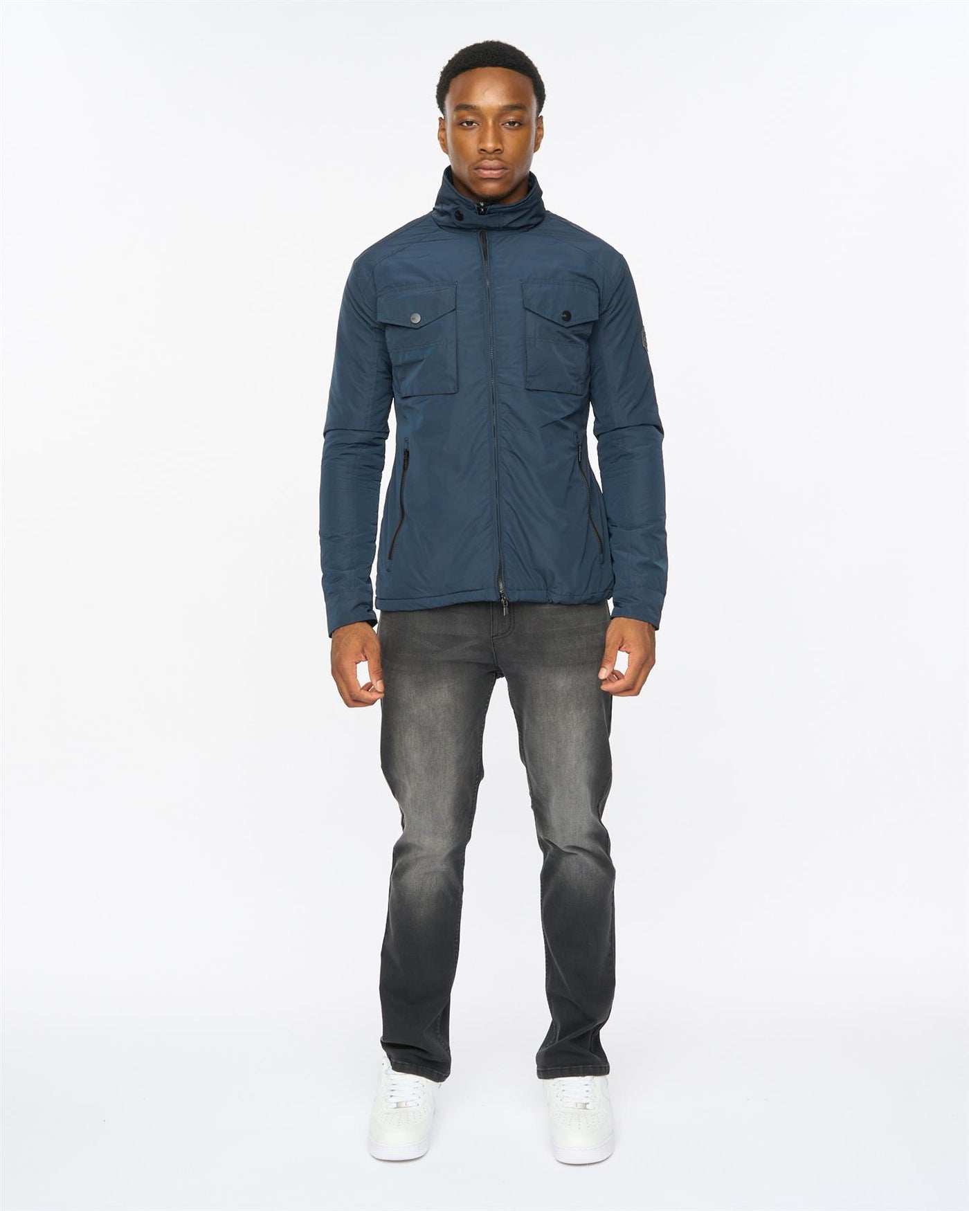 Mens Blensons Padded Jacket Navy