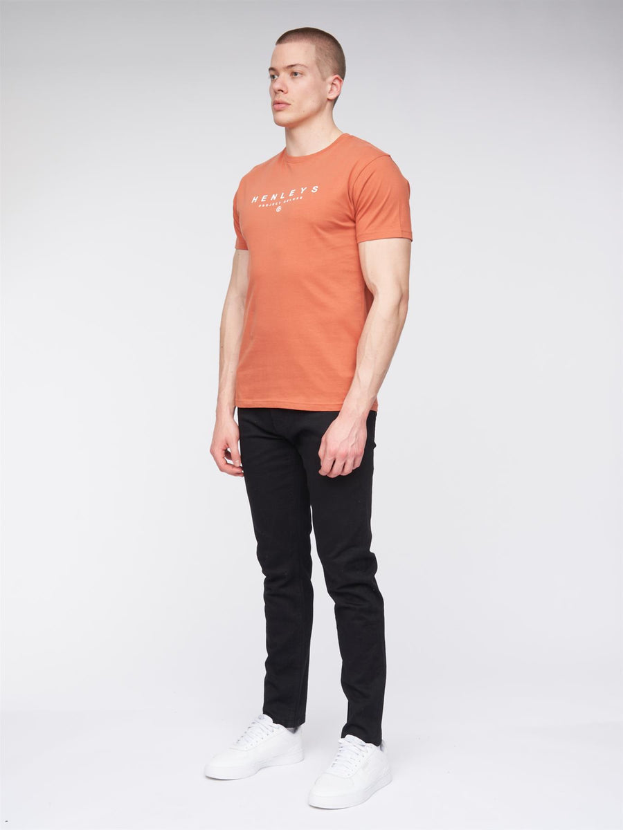 Mens Ninesix T-Shirt Brick Red